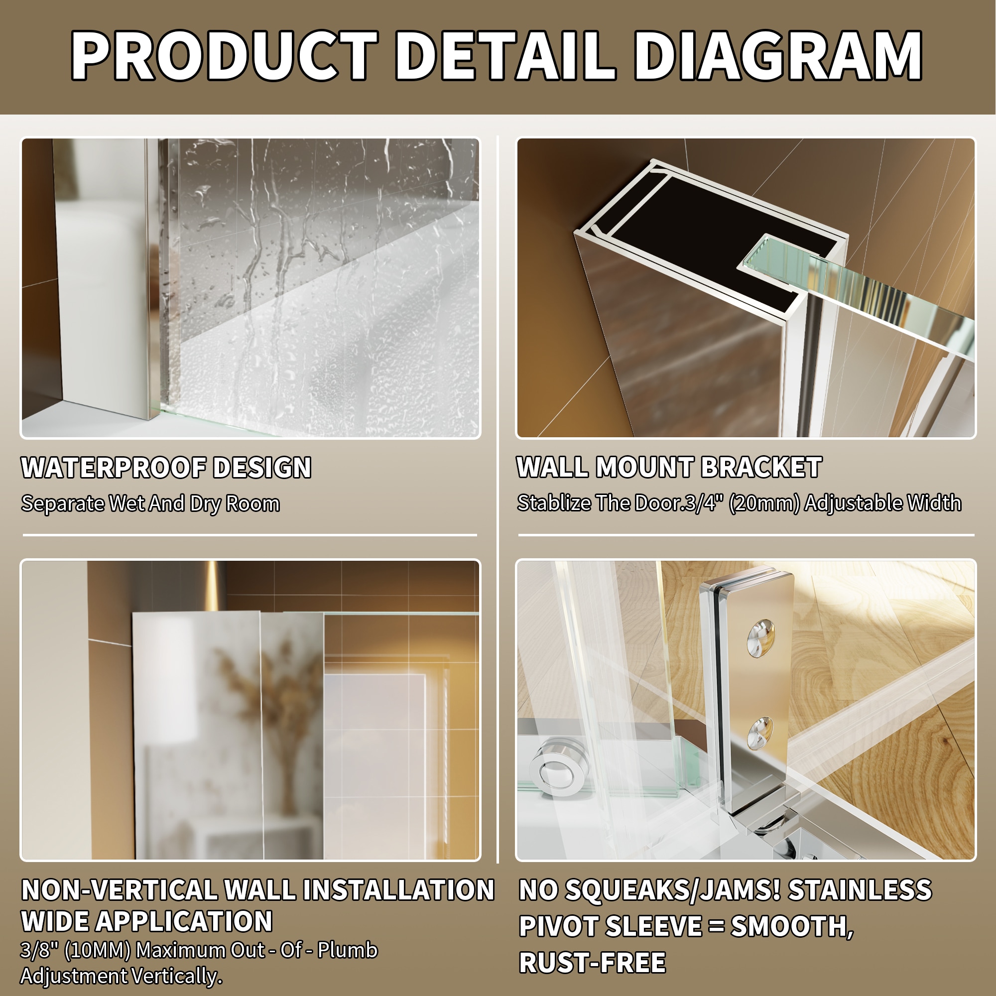 AAZJ BETP235376 Shower-Doors - View #9