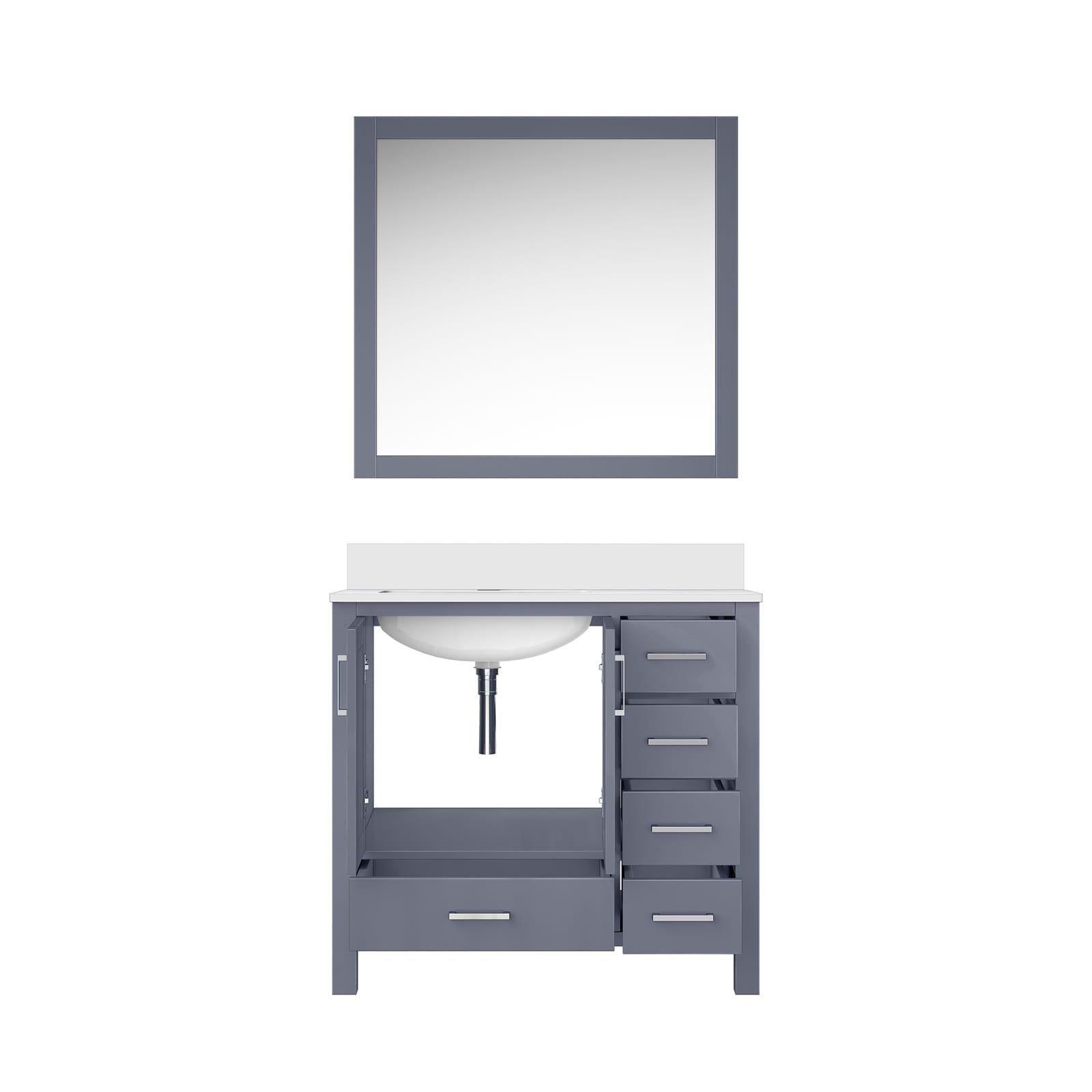 Lexora LVJ36SB310L Bath-Vanity-Combo - View #4
