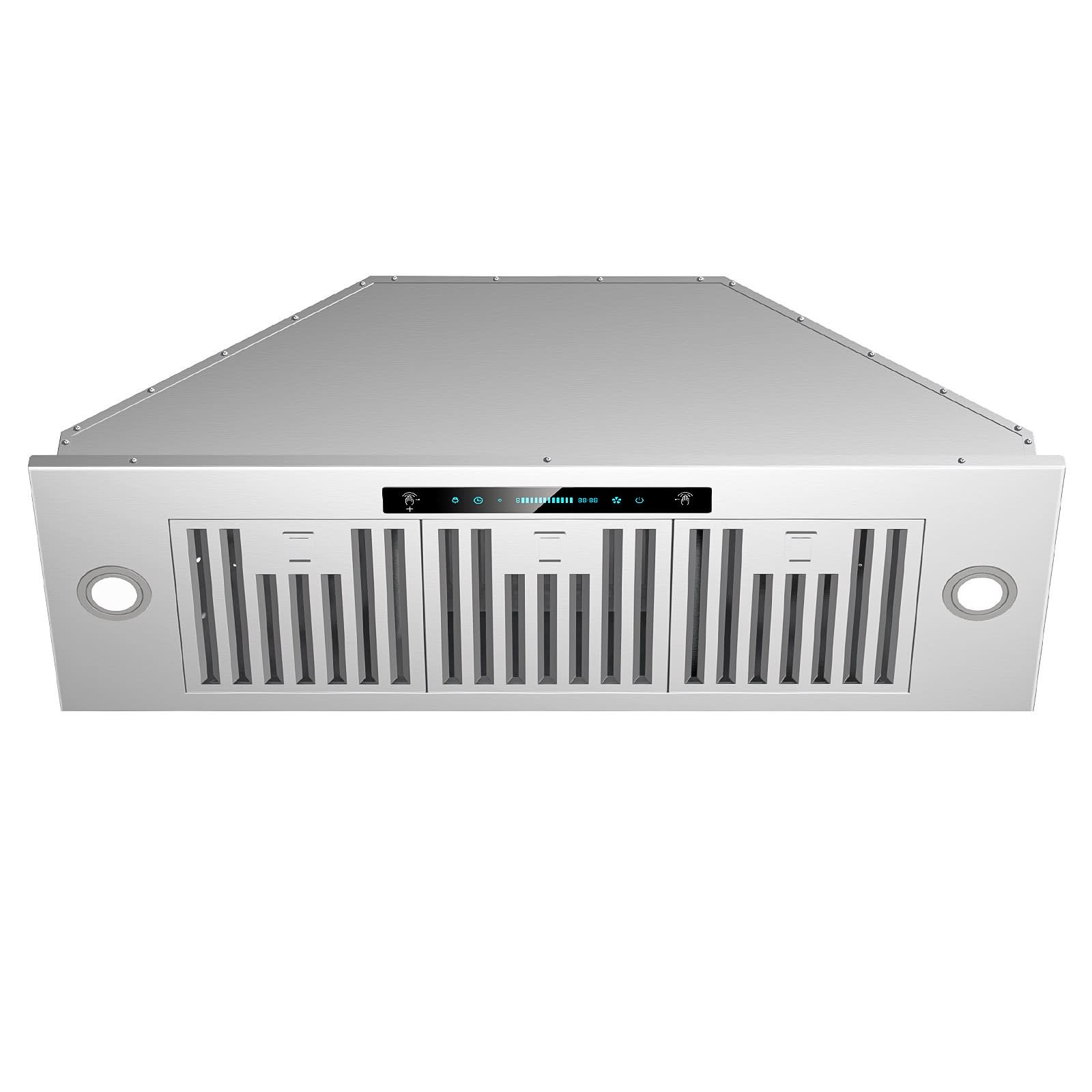 DIVAN DLB01-36-GC 36in 400CFM Convertible Insert Stainless Range Hood with Gesture/Touch/Remote Control and Charcoal Filter