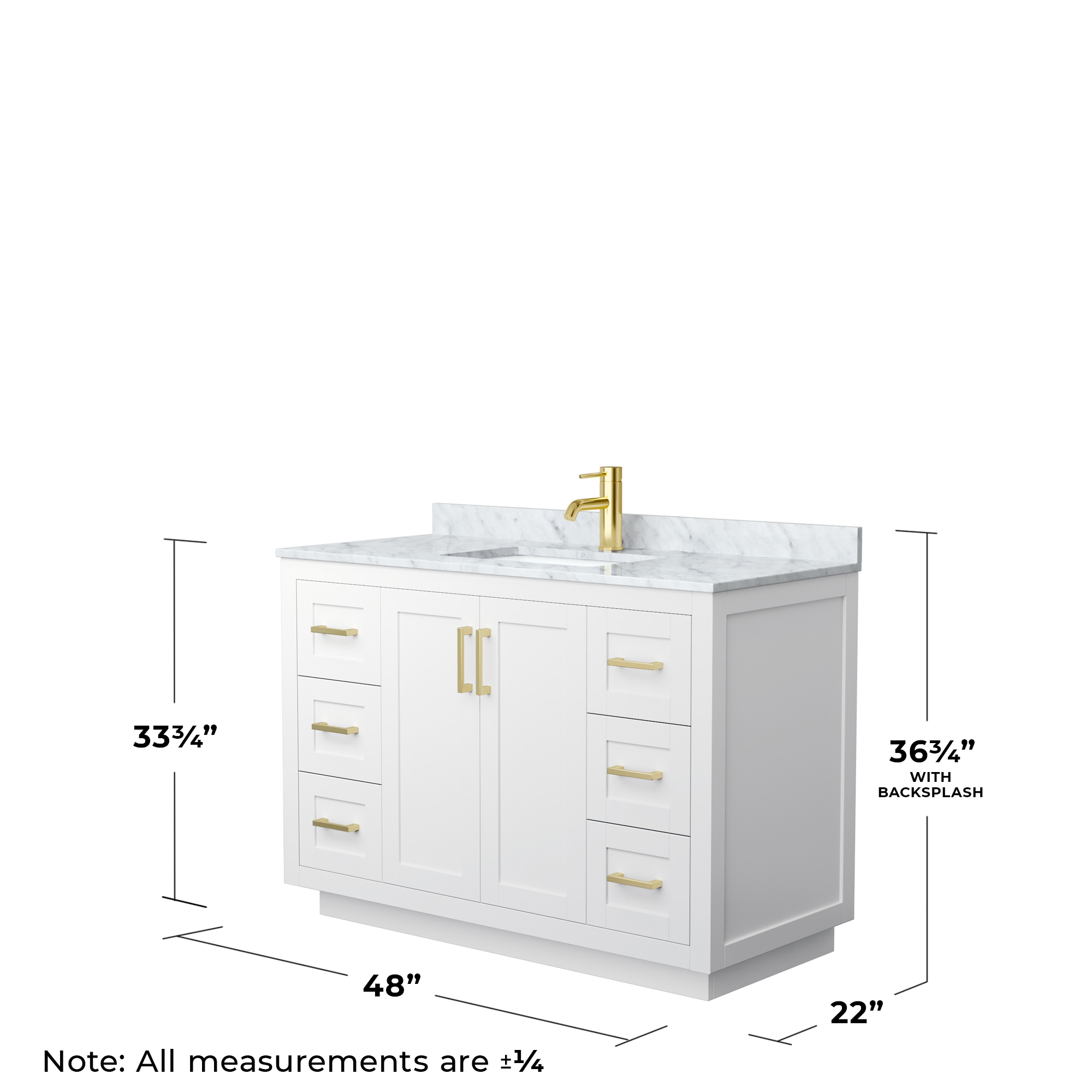 Wyndham Collection WCF292948SWGCMUNSMXX Bath-Vanity-Combo - View #5