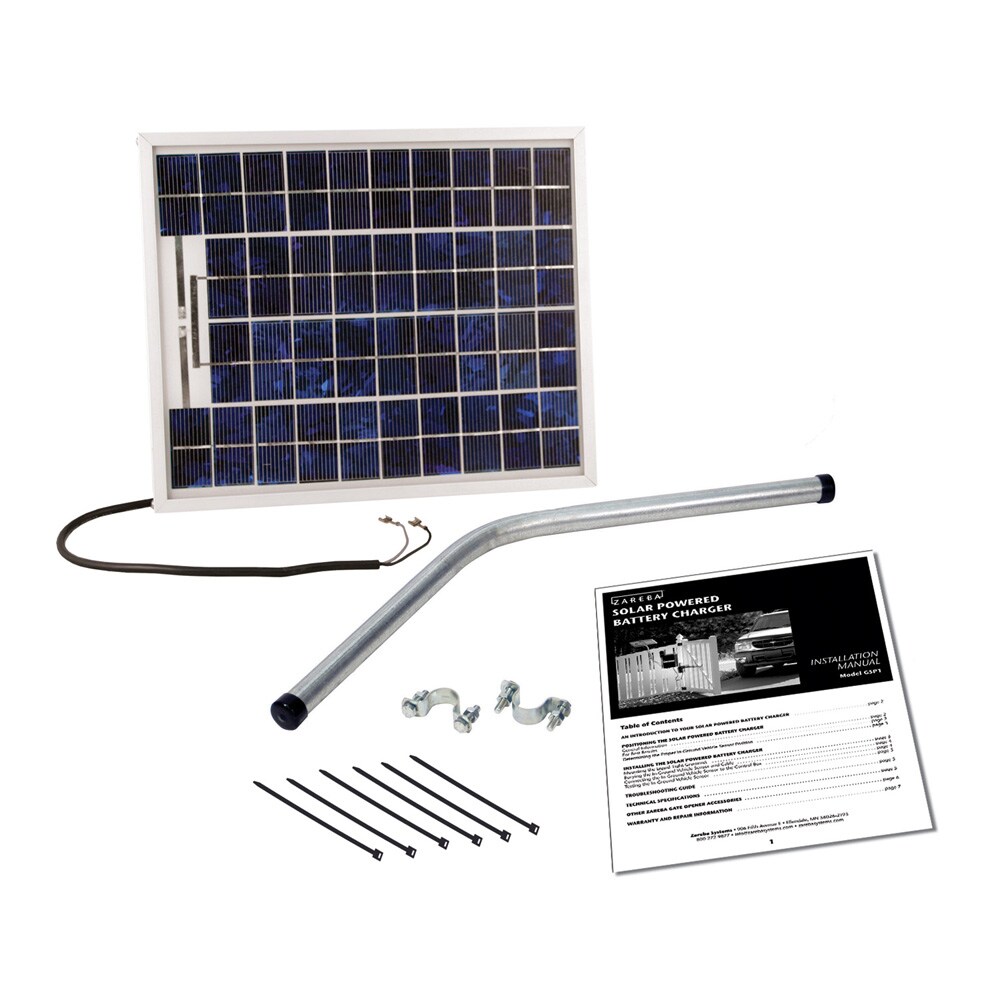 Zareba Systems GSP5 5 Watt Solar Panel Battery Charging Kit