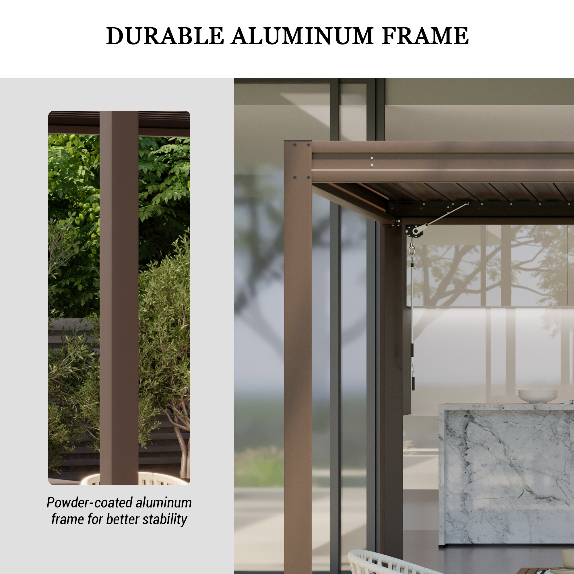 Mondawe MD-LGMF1630-BR Pergolas-2 - View #10