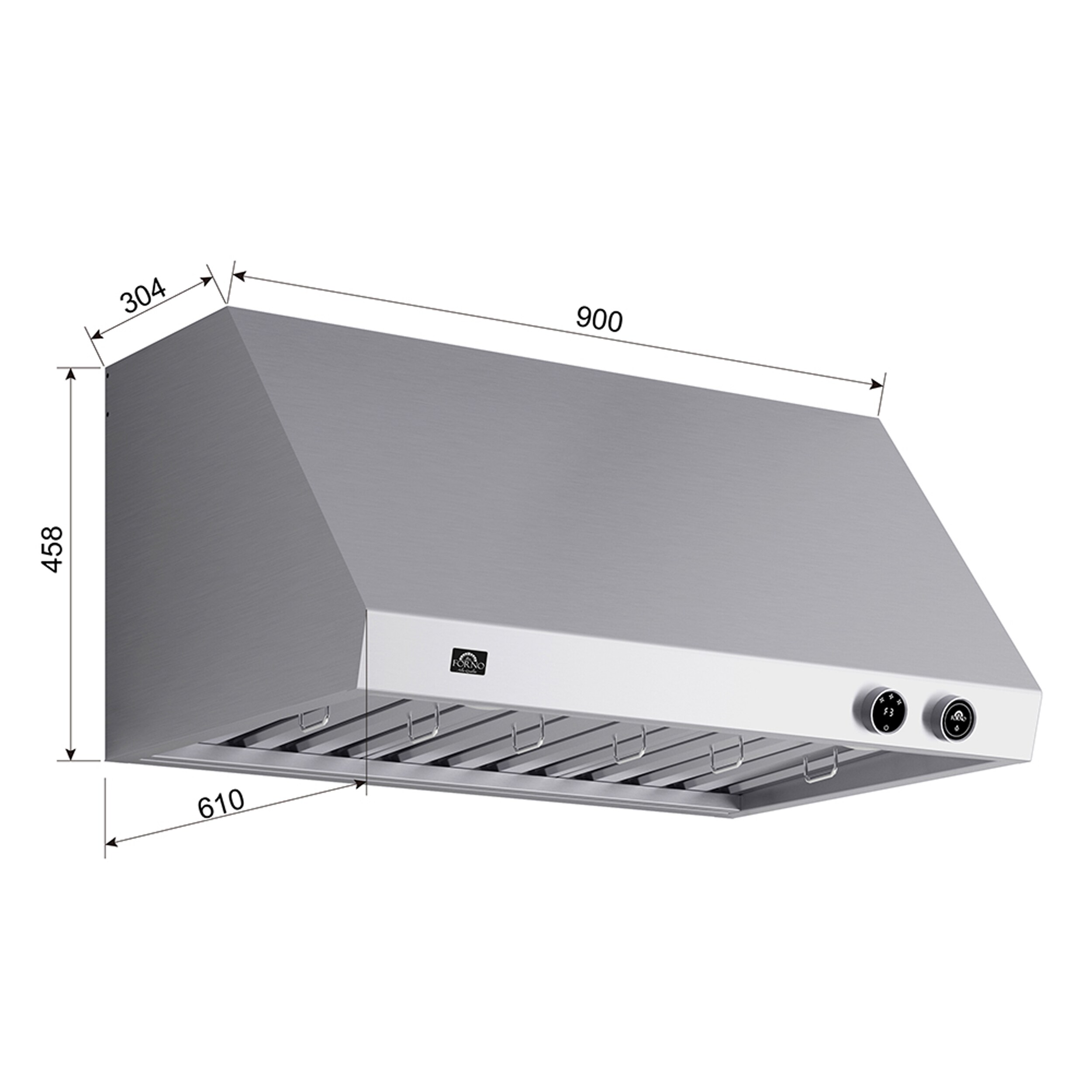 FORNO FRHWM5009-36 Wall-Mounted-Range-Hoods - View #6