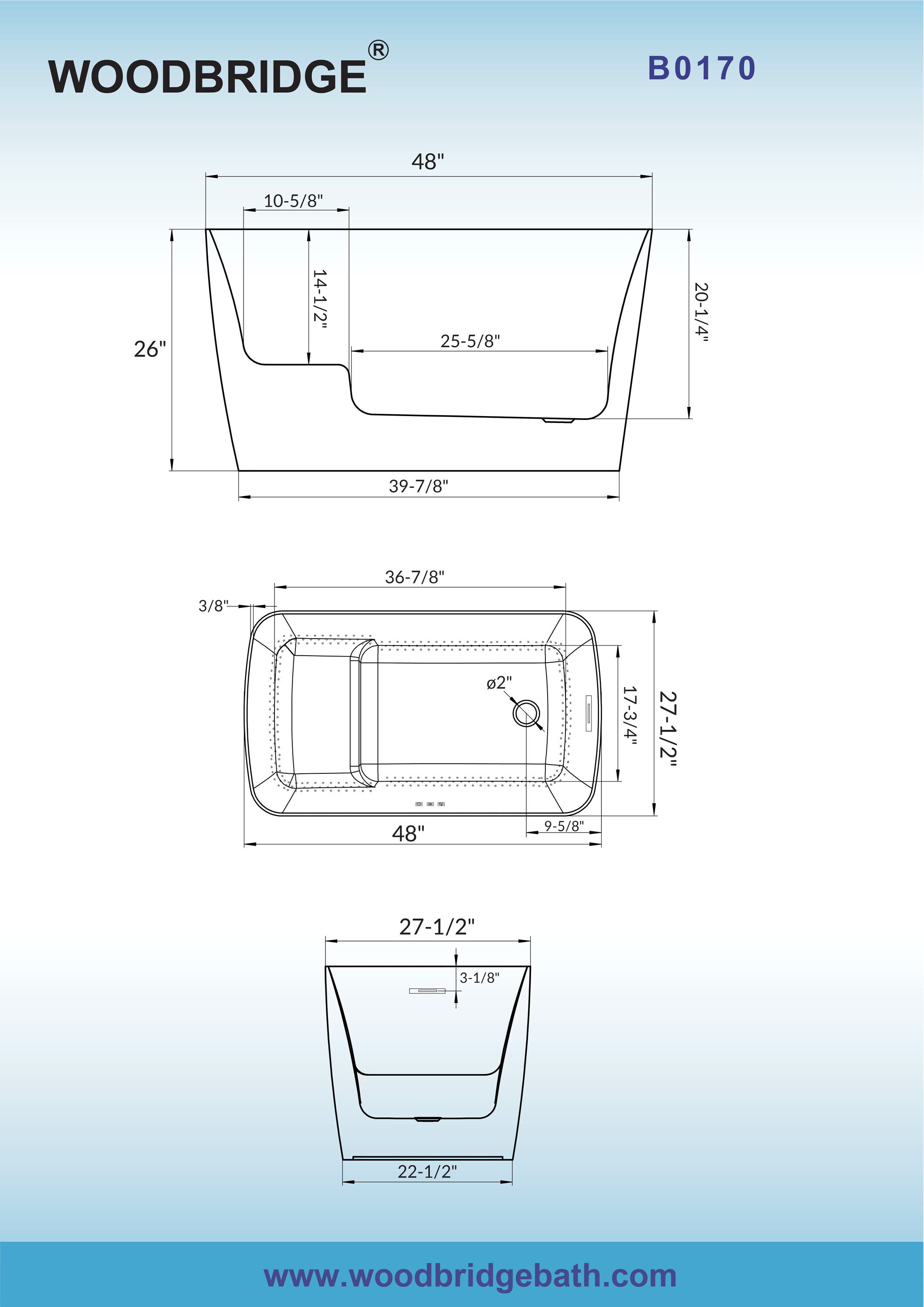 Woodbridge LB399 bathtubs - View #14