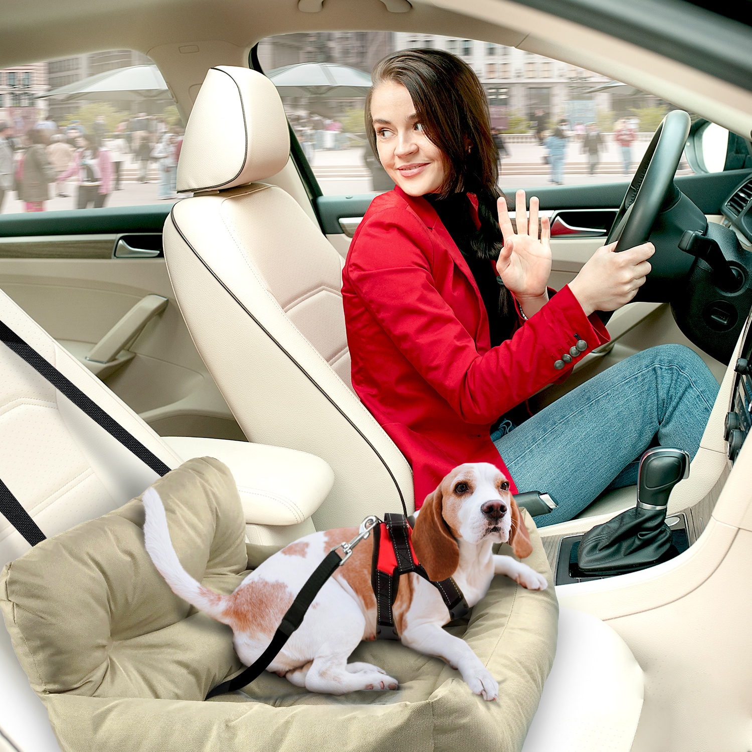 Precious Tails E2319WTB-KHA Dog-Car-Seats - View #7