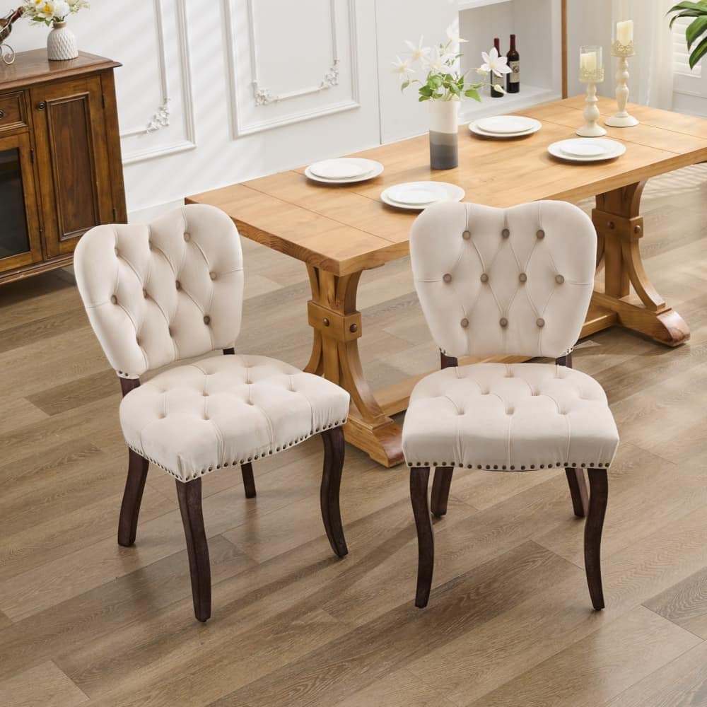 Maison Boucle JACE-CHAIR-BEIGE Dining-Chairs - View #2
