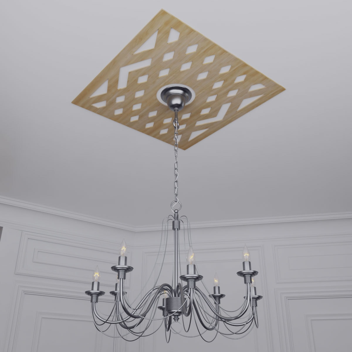 Ekena Millwork CMWP22X22X0375CHHI Ceiling-Medallions - View #16