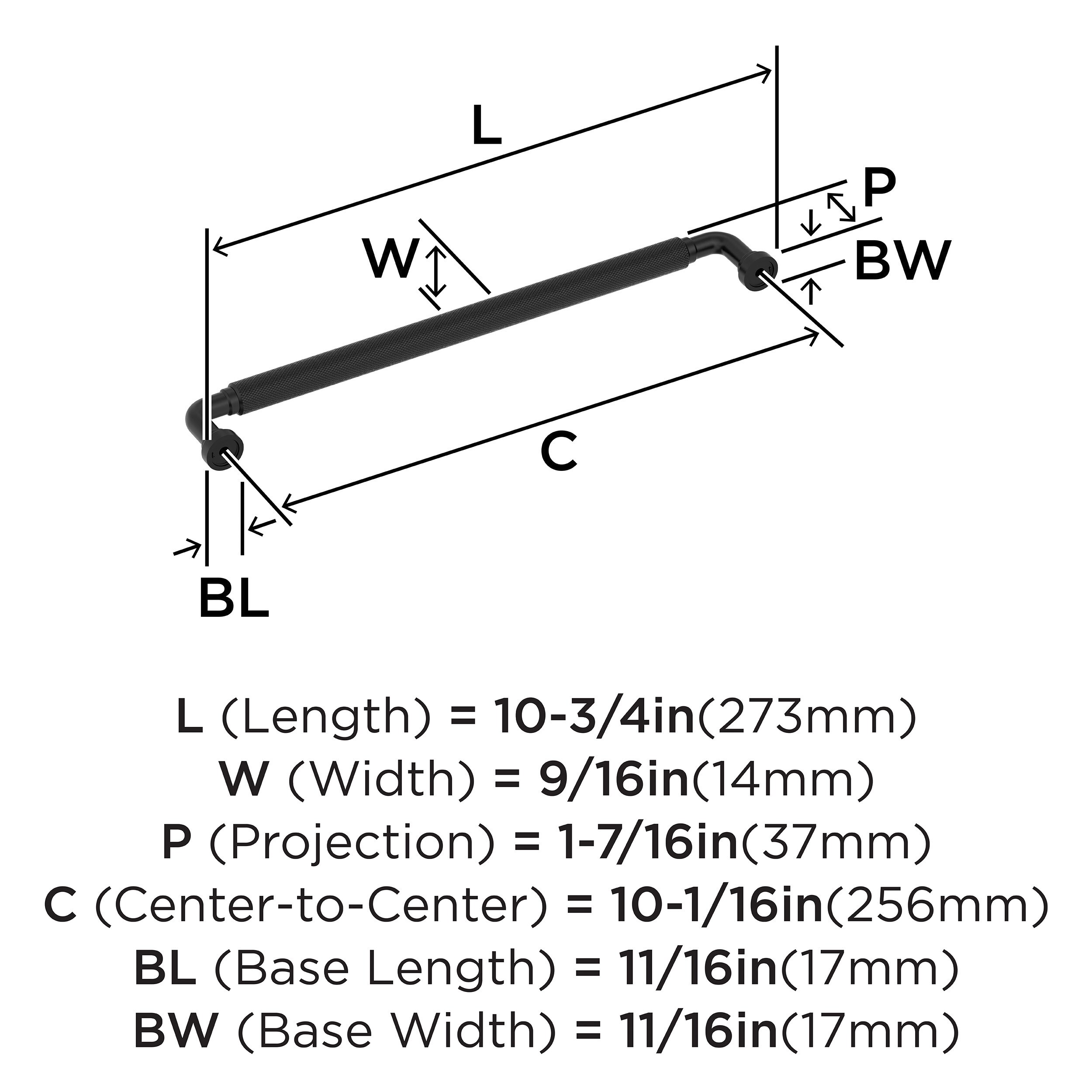Amerock BP37687MB Cabinet-Pulls - View #4