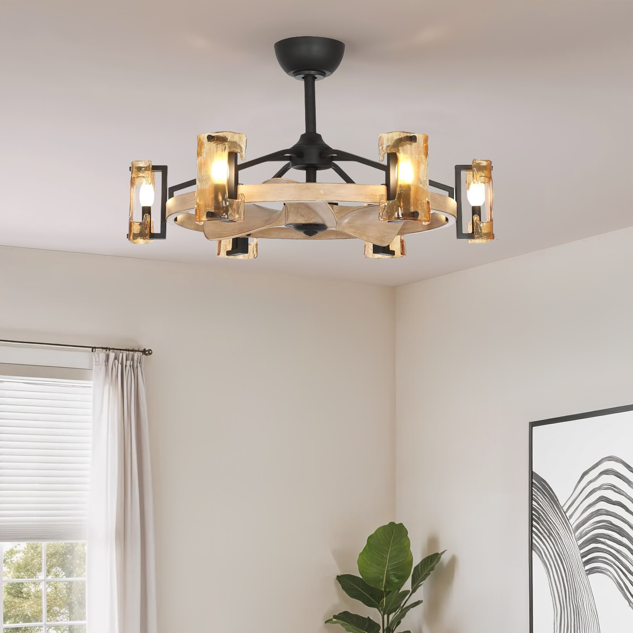 Parrot Uncle BBA829006CA-WOOD Ceiling-Fans - View #2
