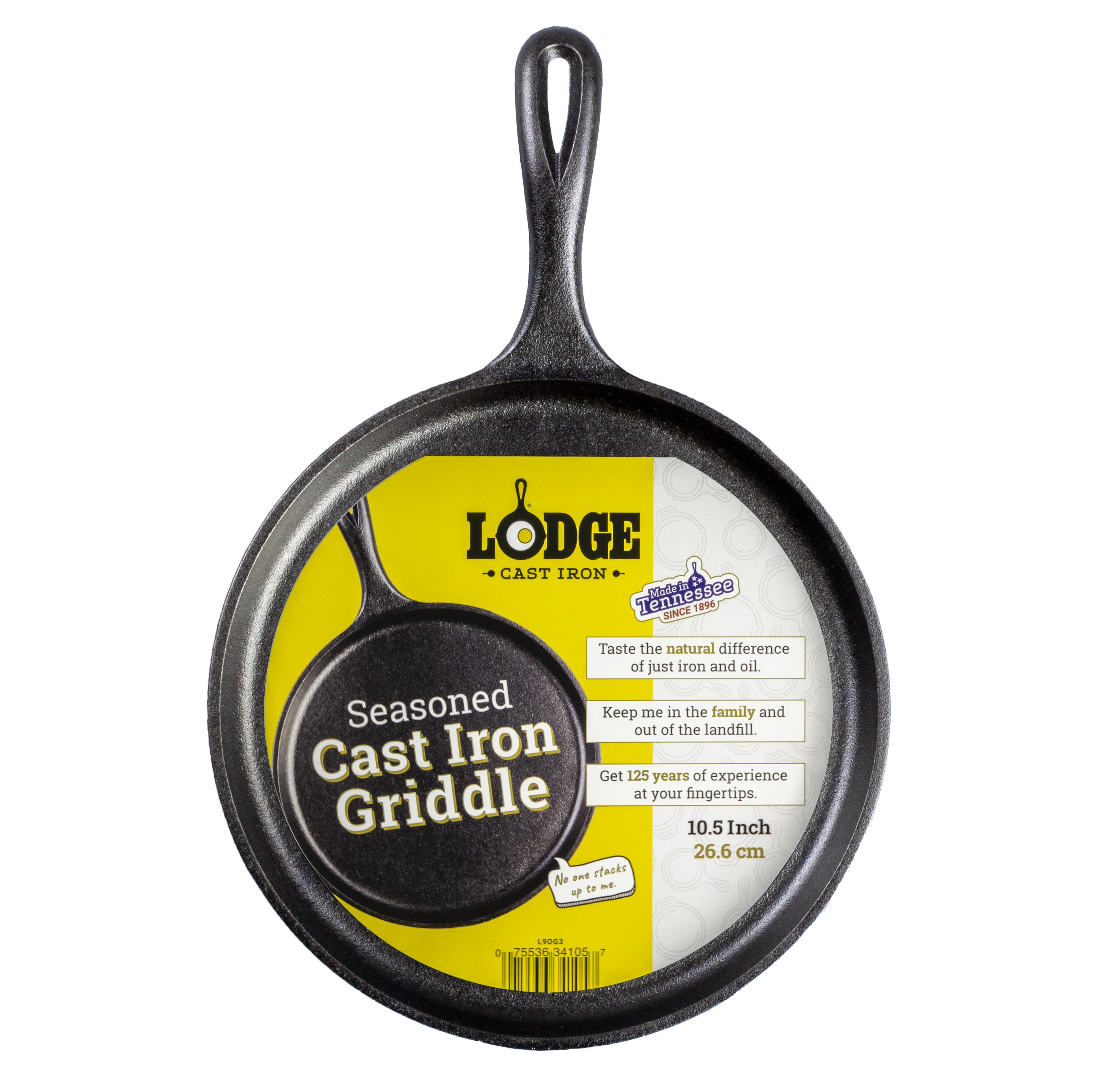 Lodge Cast Iron Griddle 10.5-in Cast Iron Griddle in the Cooking Pans &  Skillets department at