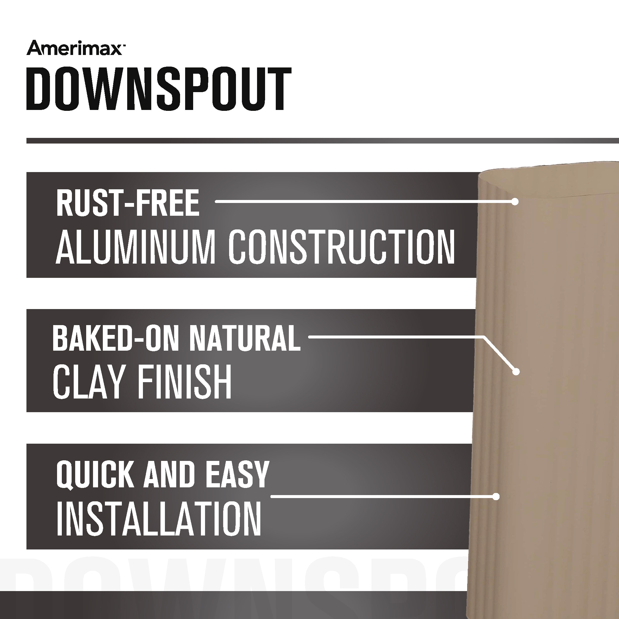 Amerimax 2401079120 Downspout-Components - View #4