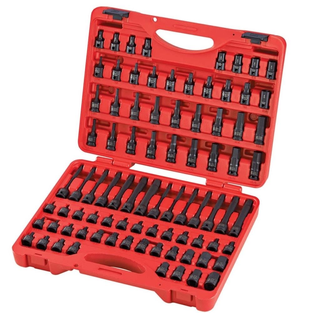 Sunex Tools MDCO32644  SUU-3569 0.375 in. Drive Master Hex Bit Impact Socket Set- 84 Piece