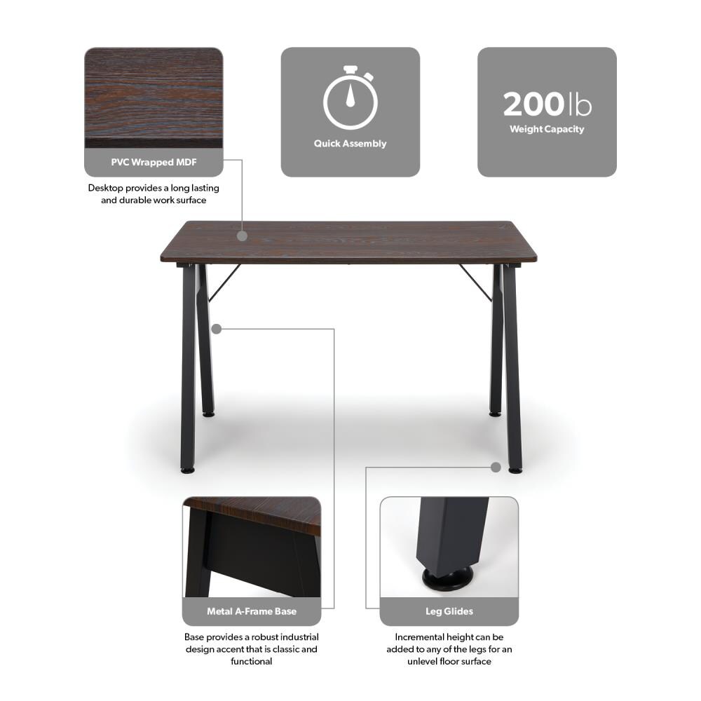 OFM ESS-1050-BLK-WEN desks - View #3
