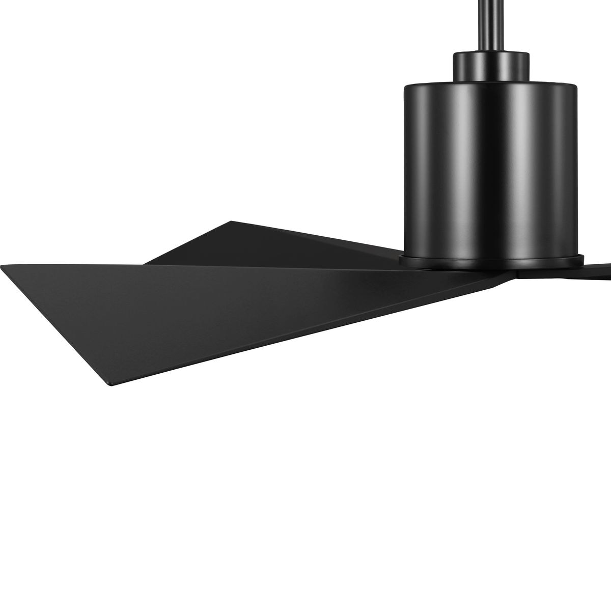 Paso 60'' Matte Black Industrial Ceiling Fan with Remote