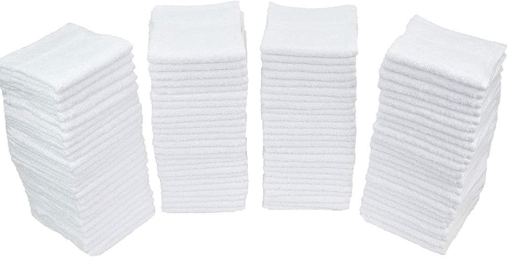 The Clean Store Terry Towels (60 Pack) - Premium Grade 100% Cotton - Ideal  for Restaurants, Hotels, Bars - Machine Washable - White in the Kitchen  Towels department at