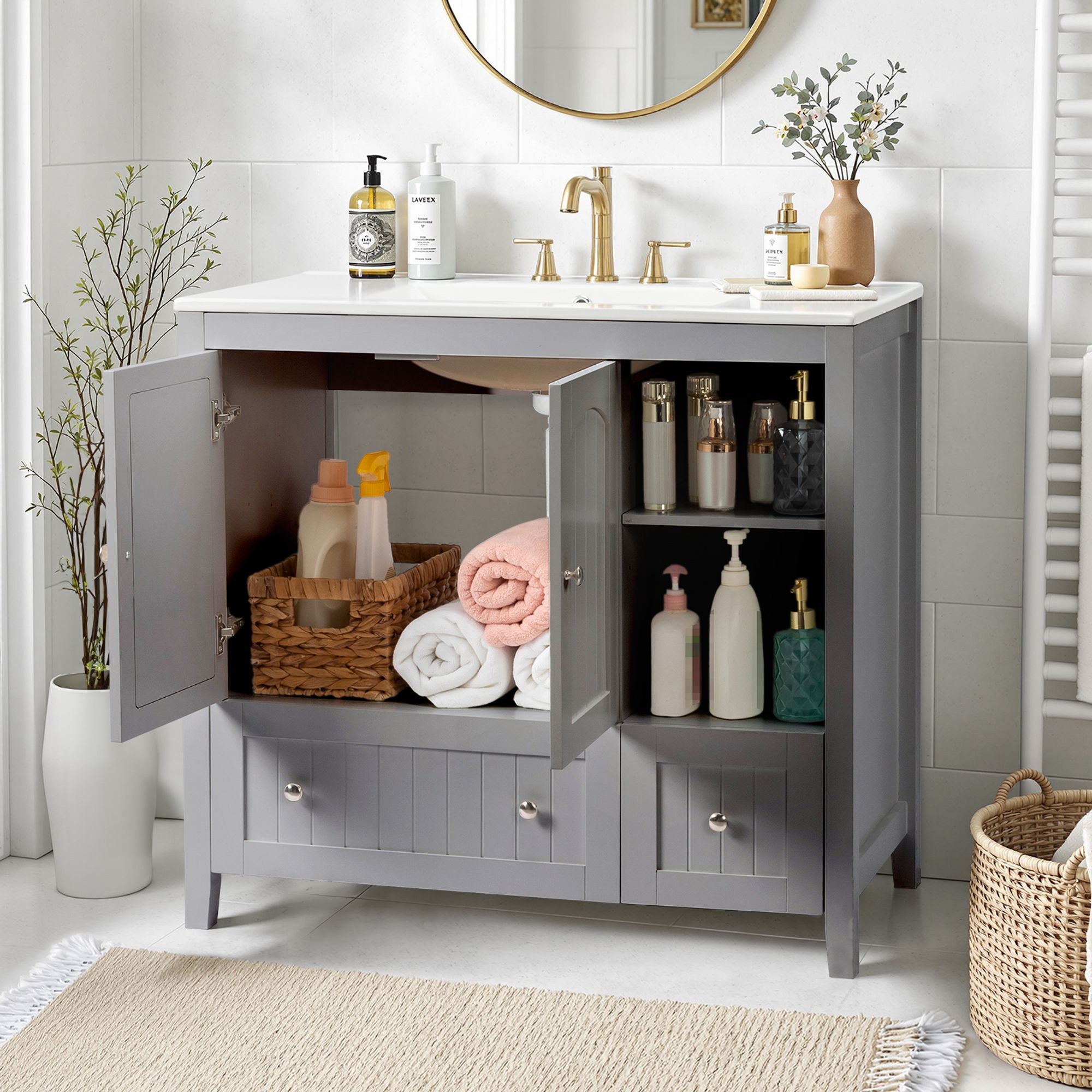 Winado G52006416+09 Bath-Vanity-Combo - View #2