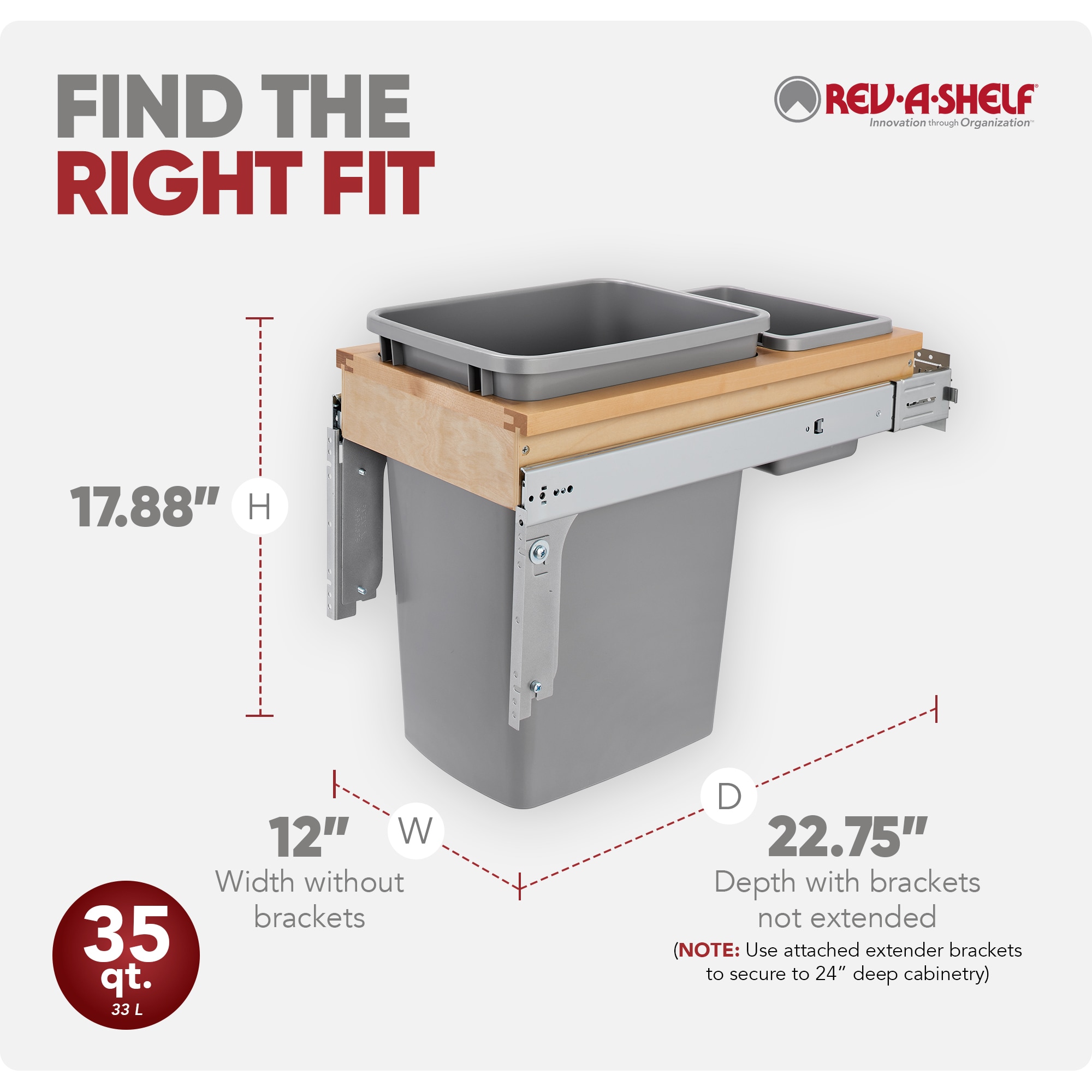 Rev-A-Shelf 176714 Pull-Out-Cabinet-Baskets - View #3