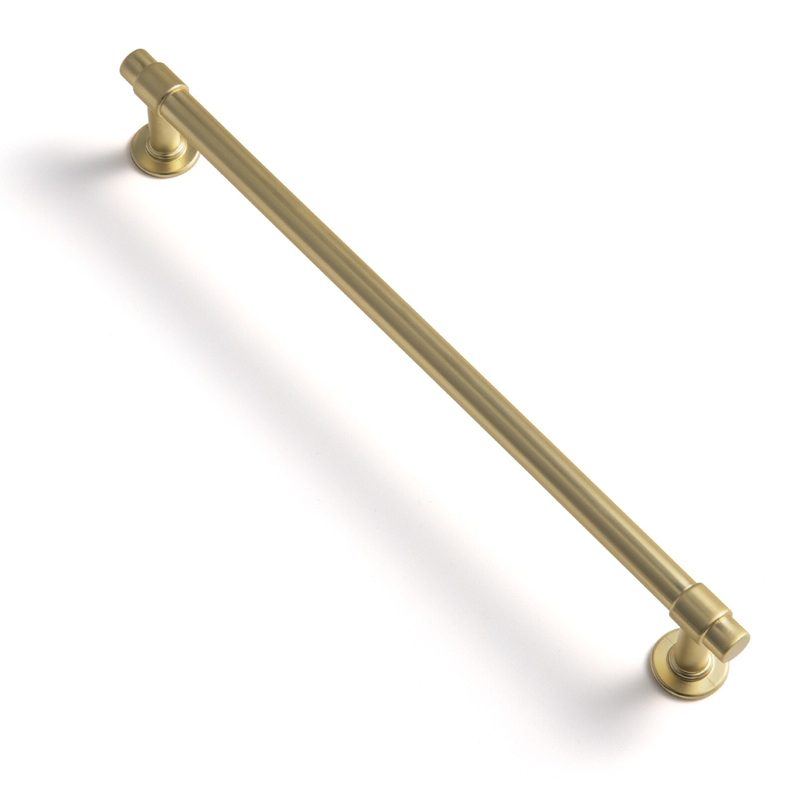 Miaokesen 6773TLS-192 7-9/16-in , 192mm Center to Center Light Brushed Brass Cylindrical Handle 6 -Pack