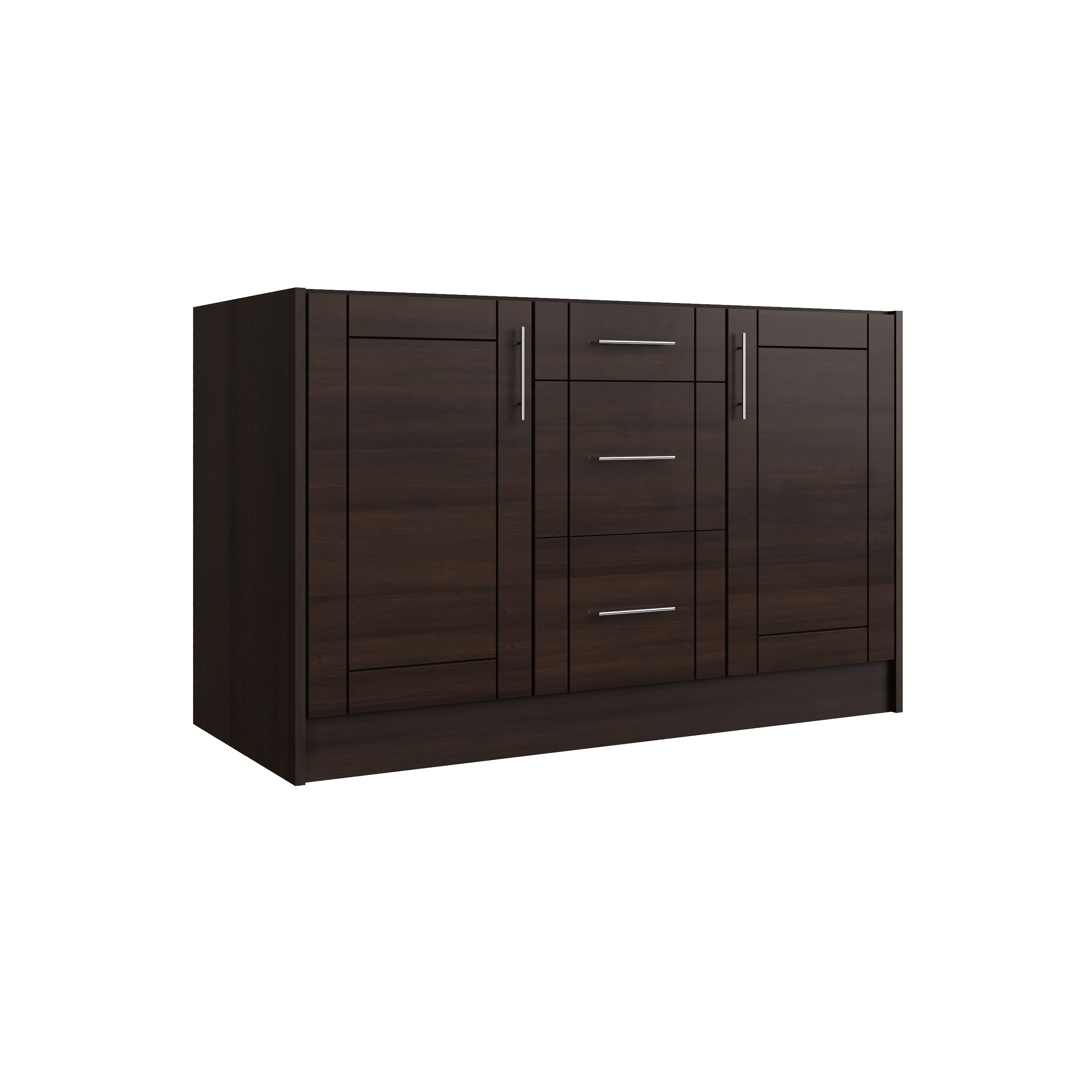 WeatherStrong WSE54WC-SMH Sanibel 3 -Piece 55.25-in W x 25.5-in D x 34.5-in H Modular Outdoor Kitchen Set