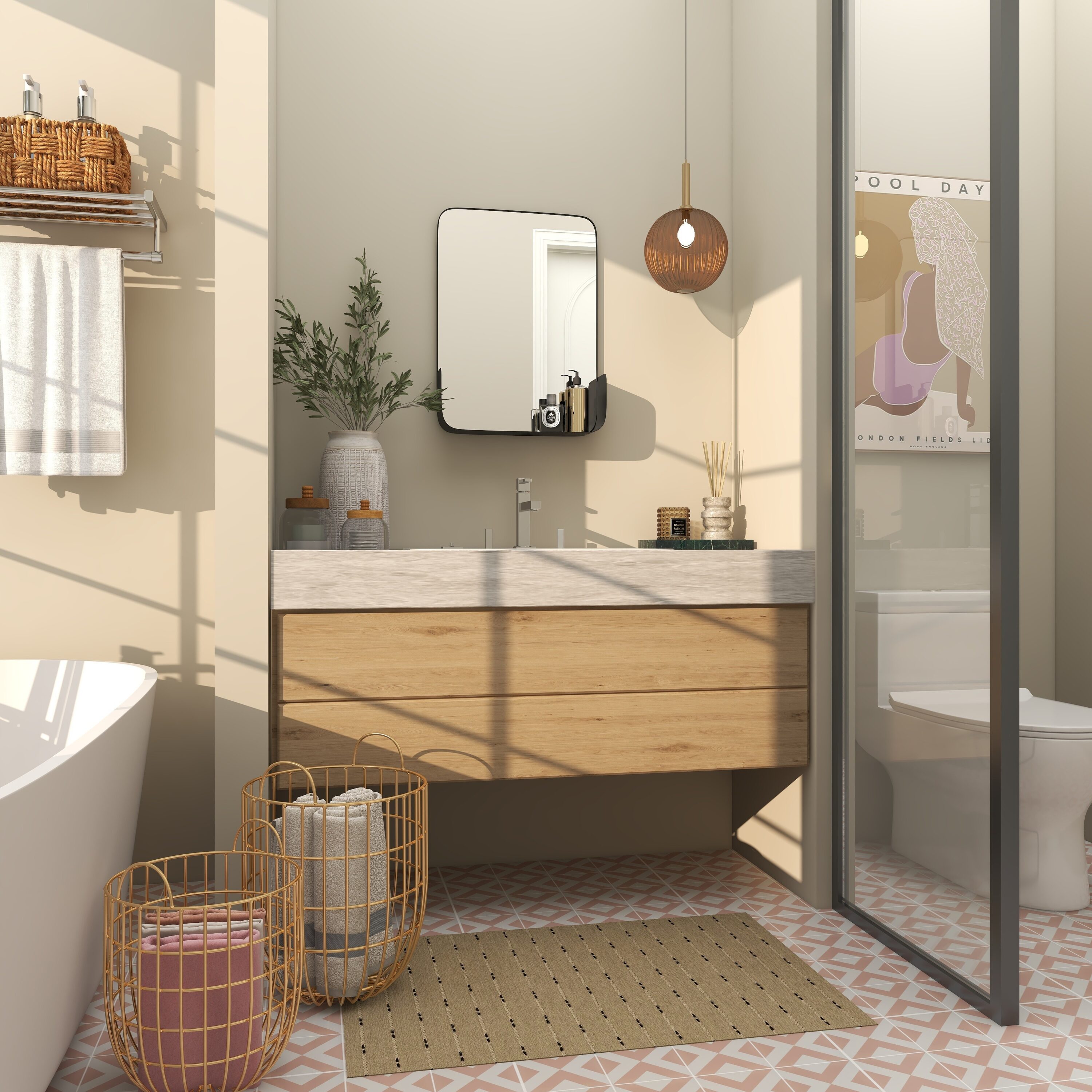 Grayson Lane 12395 Framed-Bath-Mirrors - View #7