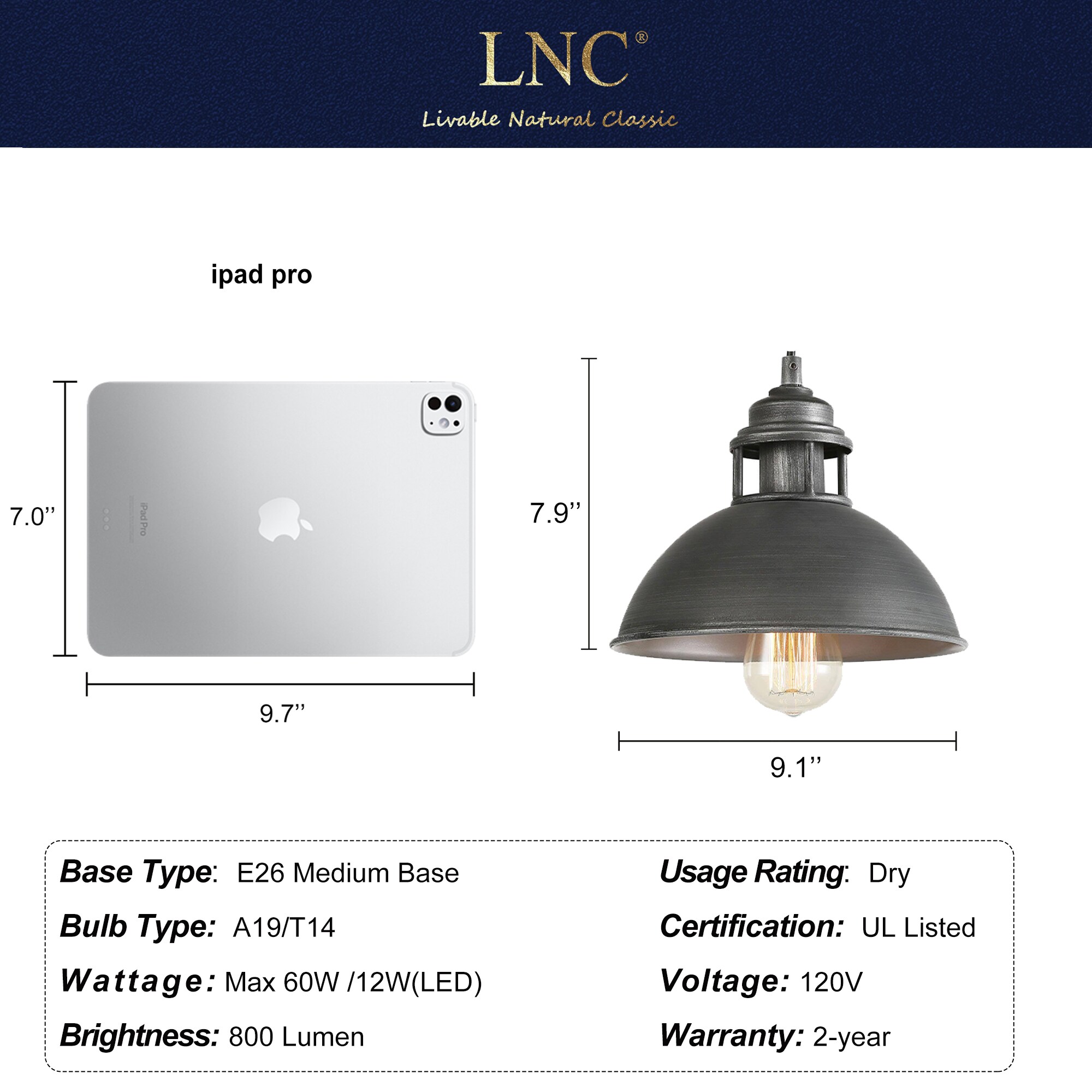 LNC YR3IIRLWS3272L6 Pendant-Lights - View #9