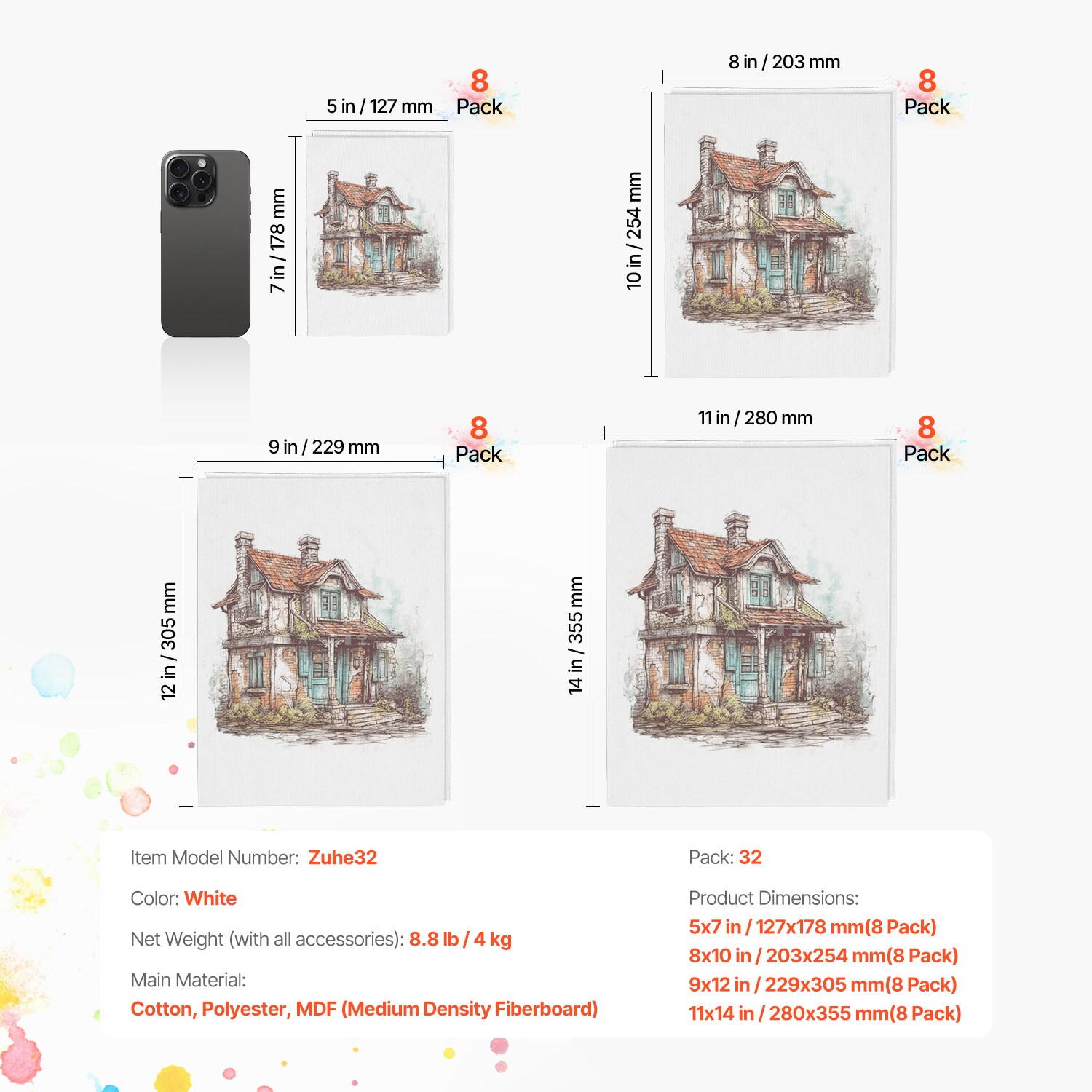 VEVOR HHFB57IN810I5VDYJV0 Drop-Cloths - View #7