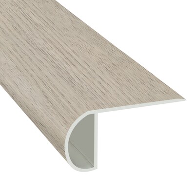 Nouveax 2.23-in x 94-in Rustic Gorge Vinyl Floor Overlap Stair Nose Nouveax 2.23-in x 94-in Rustic Gorge Vinyl Floor Overlap Stair Nose
