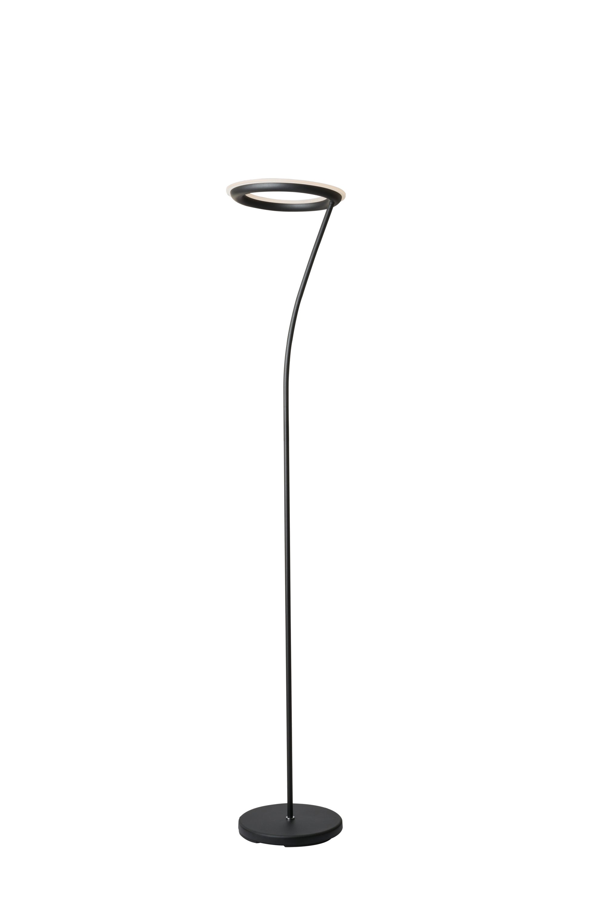 thin black floor lamp