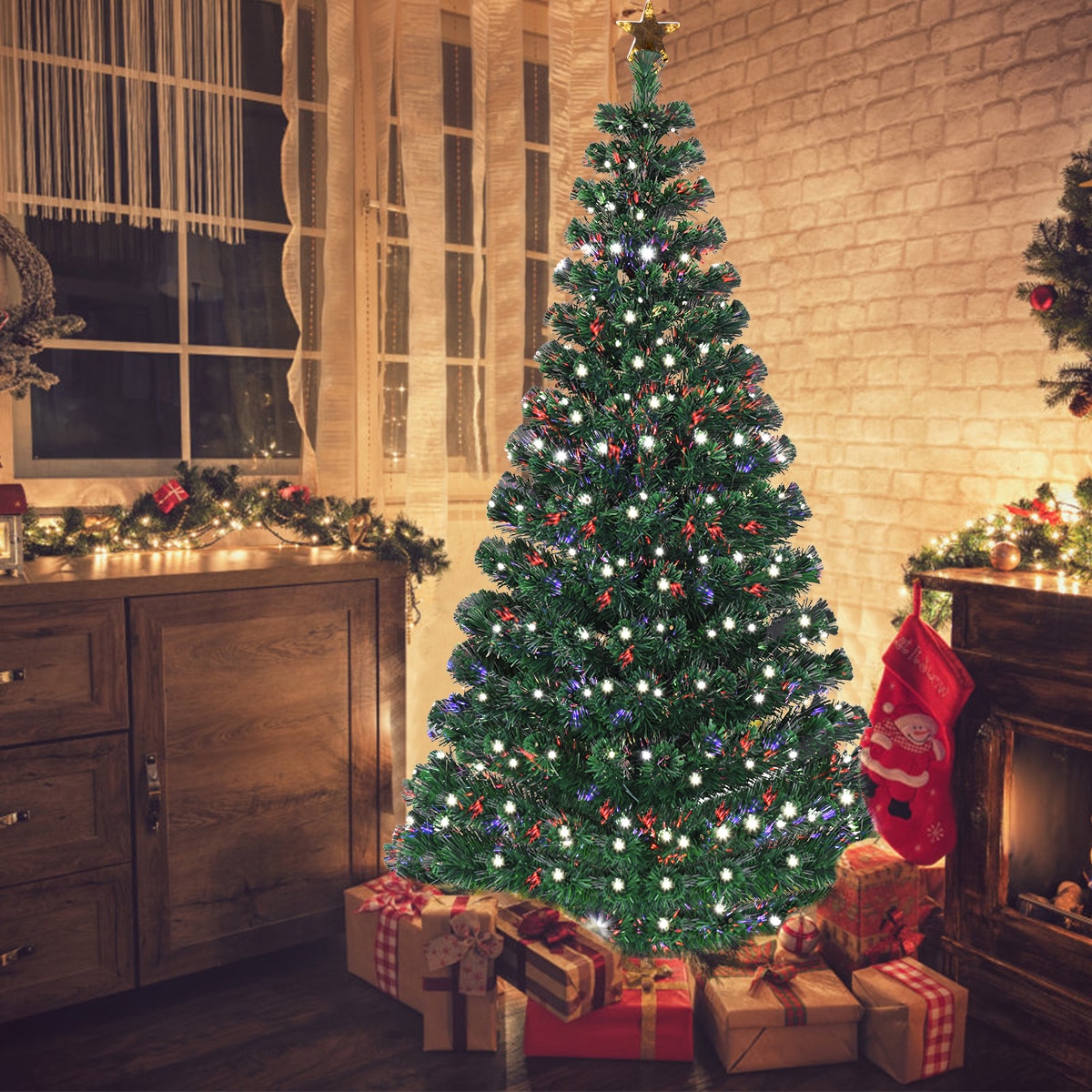 Costway CM20581 Artificial-Christmas-Trees - View #5