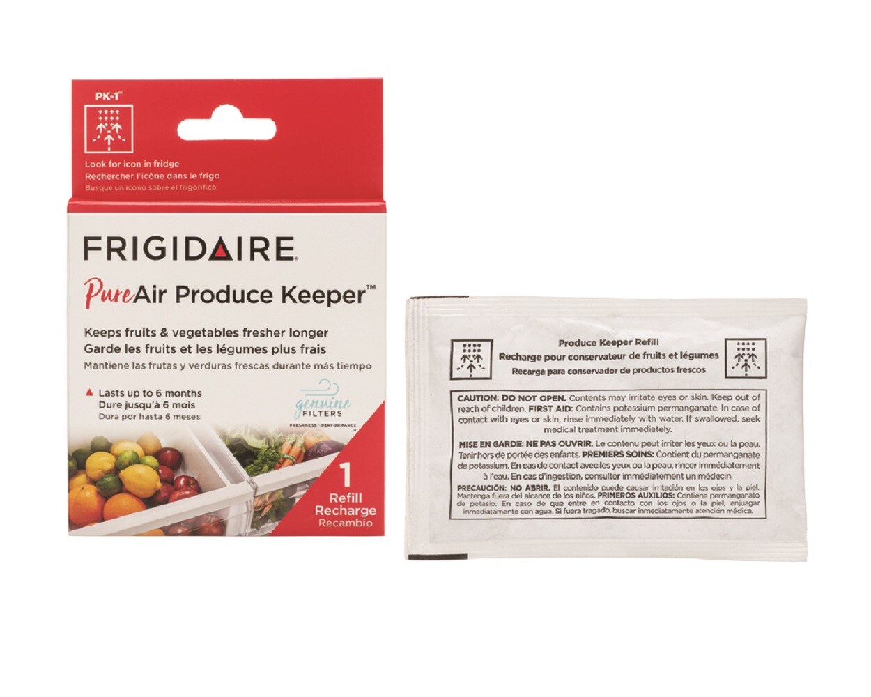 Frigidaire Push-In Refrigerator Water Filter and Air Filter (2-Count ...