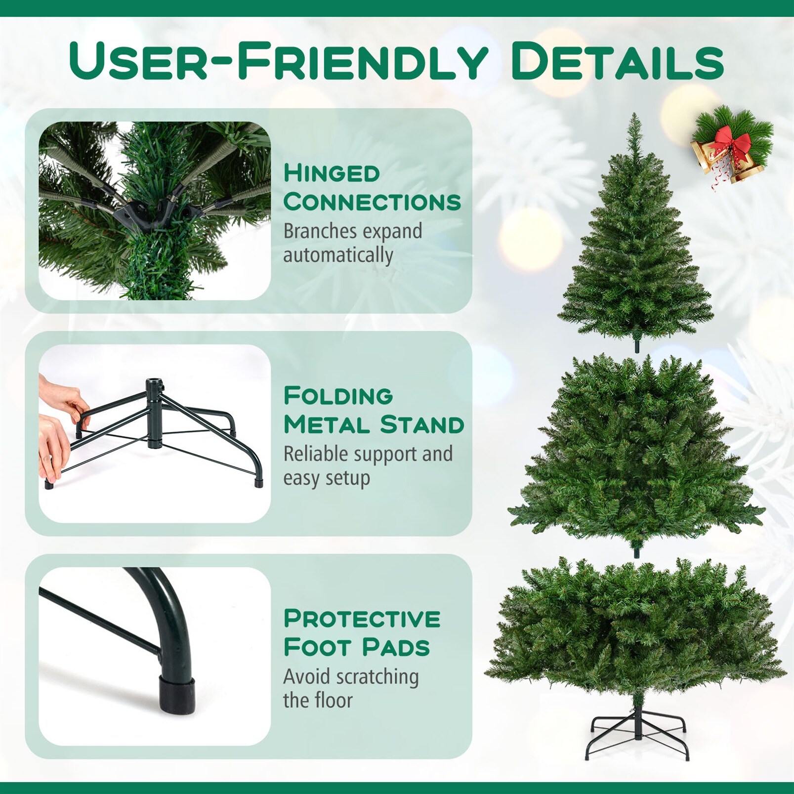 LIVIZA HYJ25513US-18 Artificial-Christmas-Trees - View #6