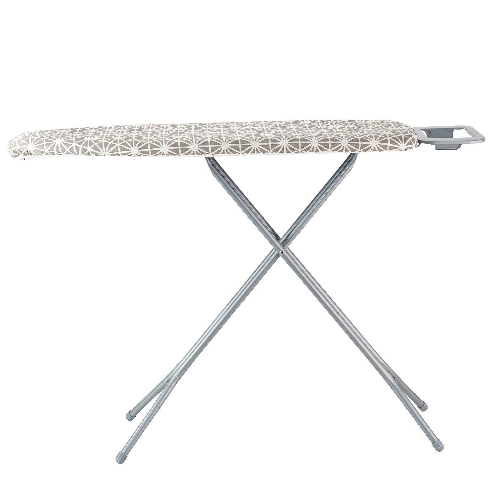 Slickblue Gray and Silver Freestanding Folding Ironing Board (50.9 x 13.1 x 36) with 7 Height Settings for Home