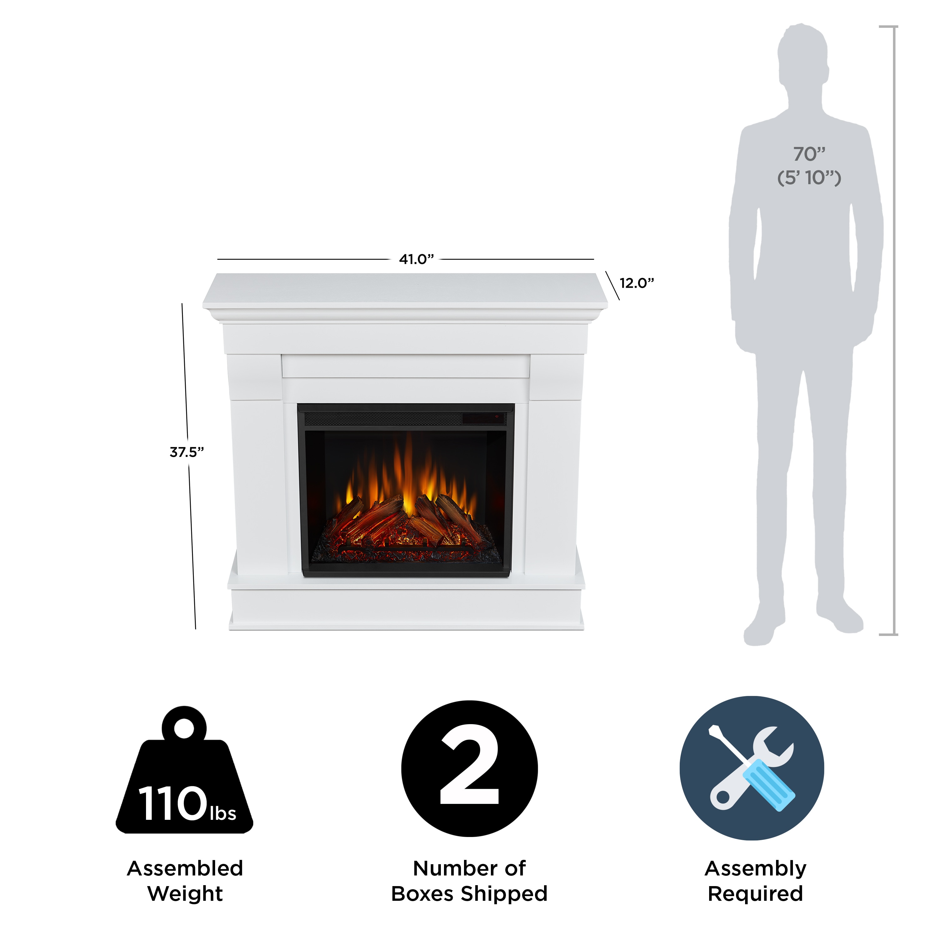 Real Flame 5910E-W Electric-Fireplaces - View #7