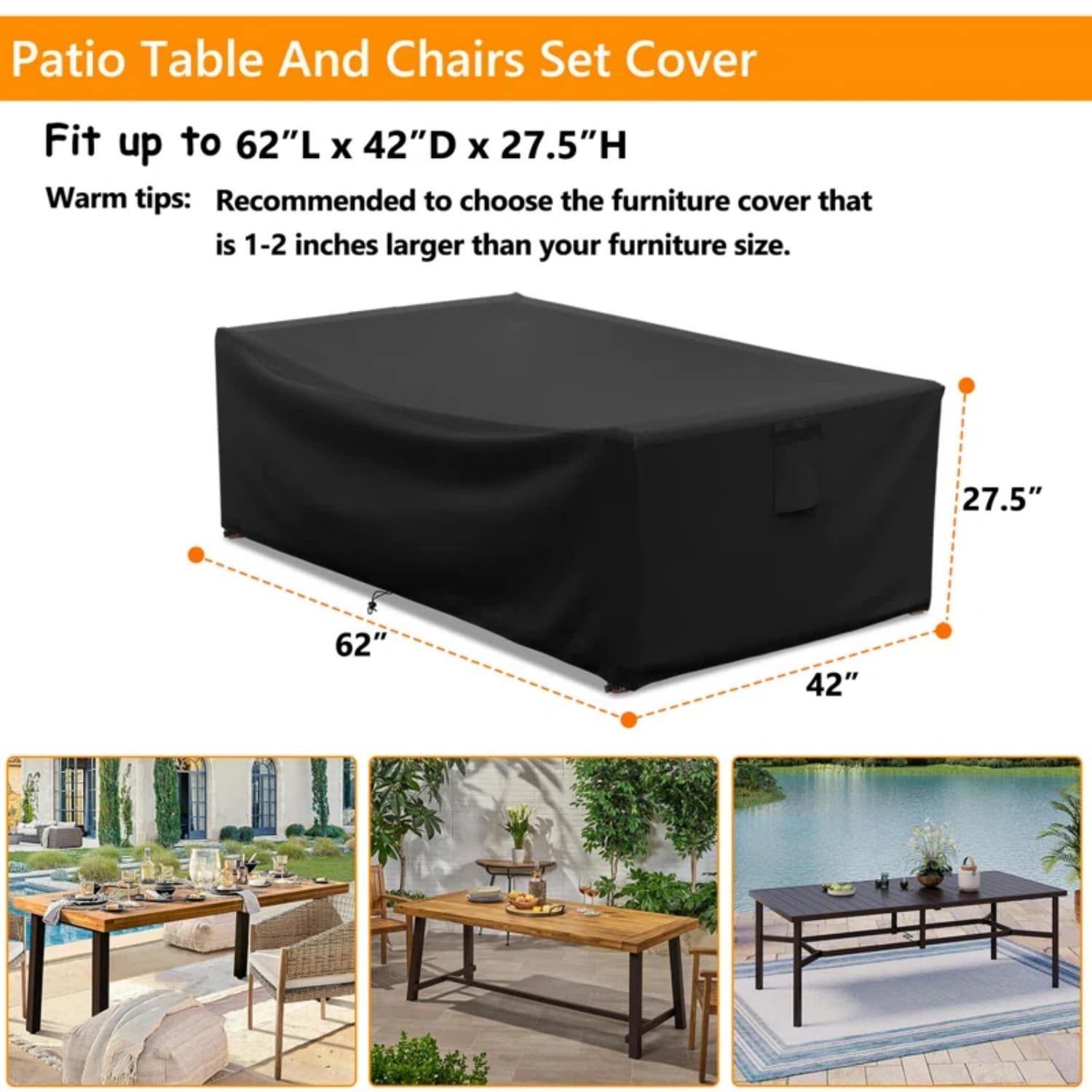Gasadar LS-WJ-009 Patio-Furniture-Covers - View #2