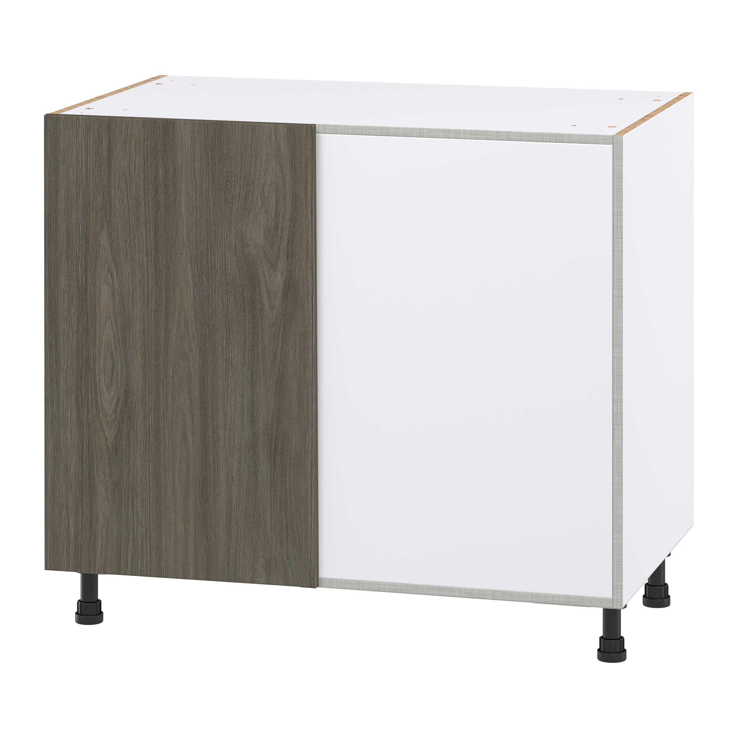Hugo&Borg DSBBCR39-SA Savane 39-in W x 34.5-in H x 24-in D Textmel Blind Blind Base Fully assembled Cabinet (Flat Panel Slab)