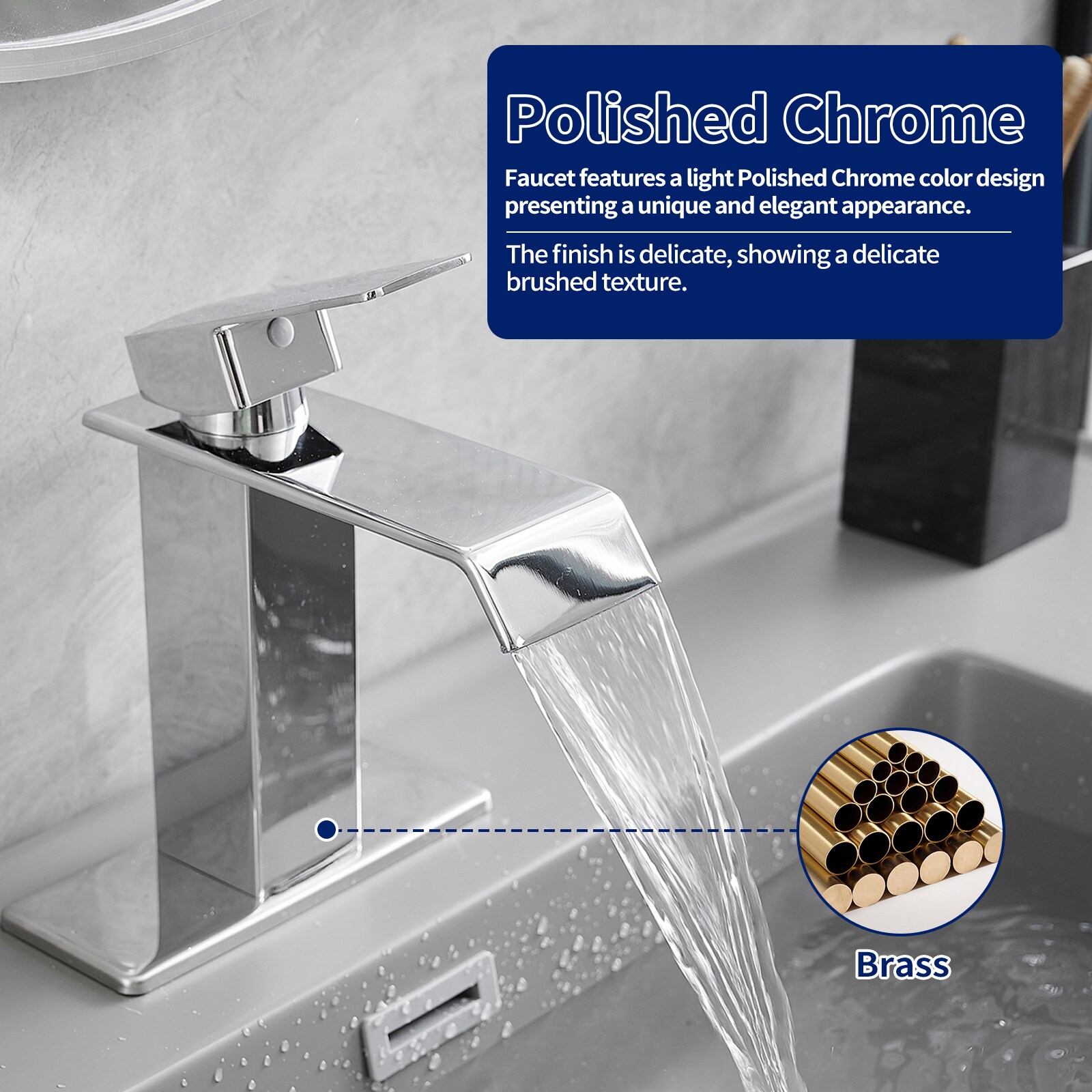 BWE A-96004-CHROME Lavatory-Faucets - View #4