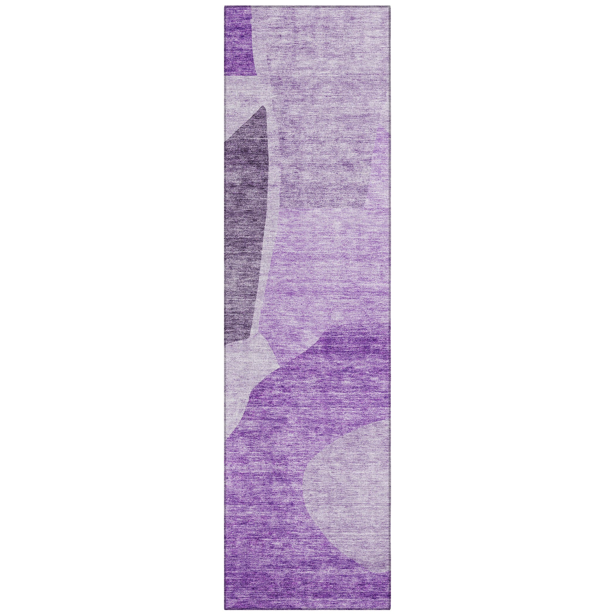 Addison Rugs ACN665EG2X8 Chantille ACN665EG 2 x 7 (ft) Polyester Eggplant Rectangular Indoor/Outdoor Geometric Machine washable Area rug