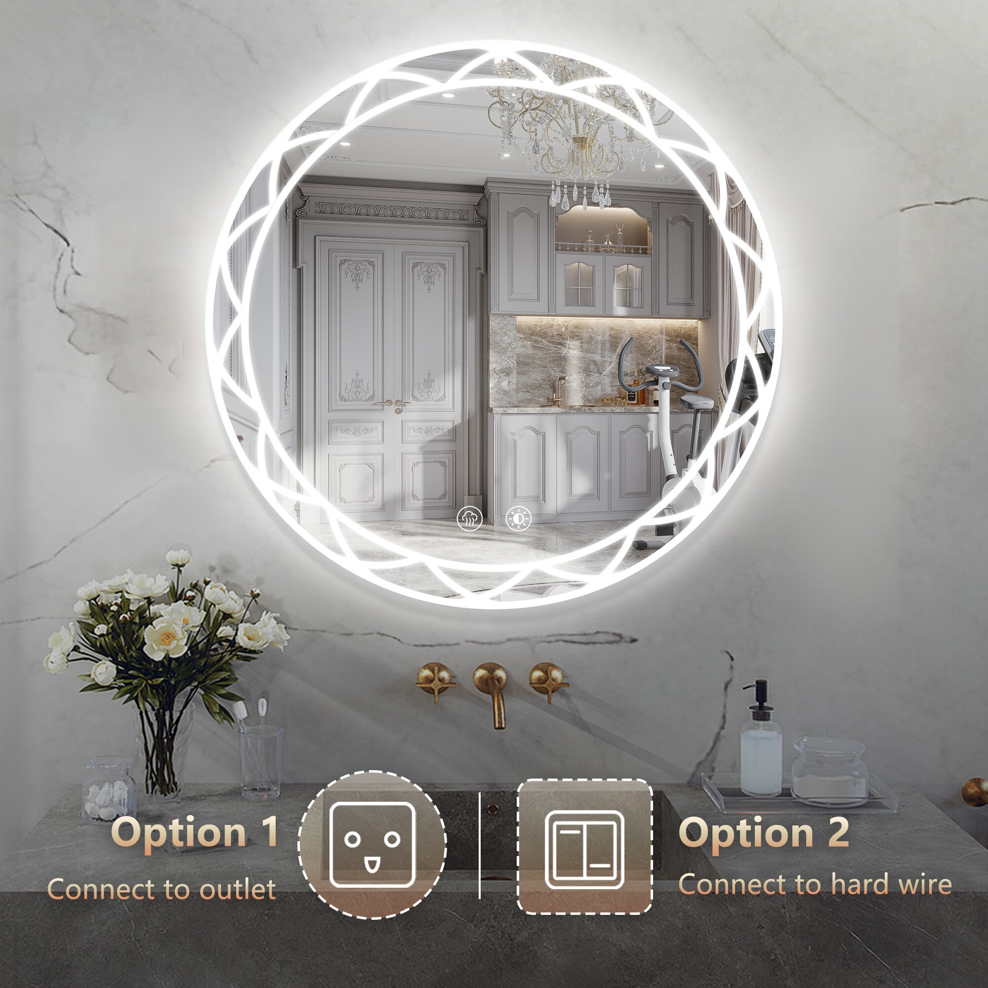 Bybafun YB5100080 Framed-Bath-Mirrors - View #9