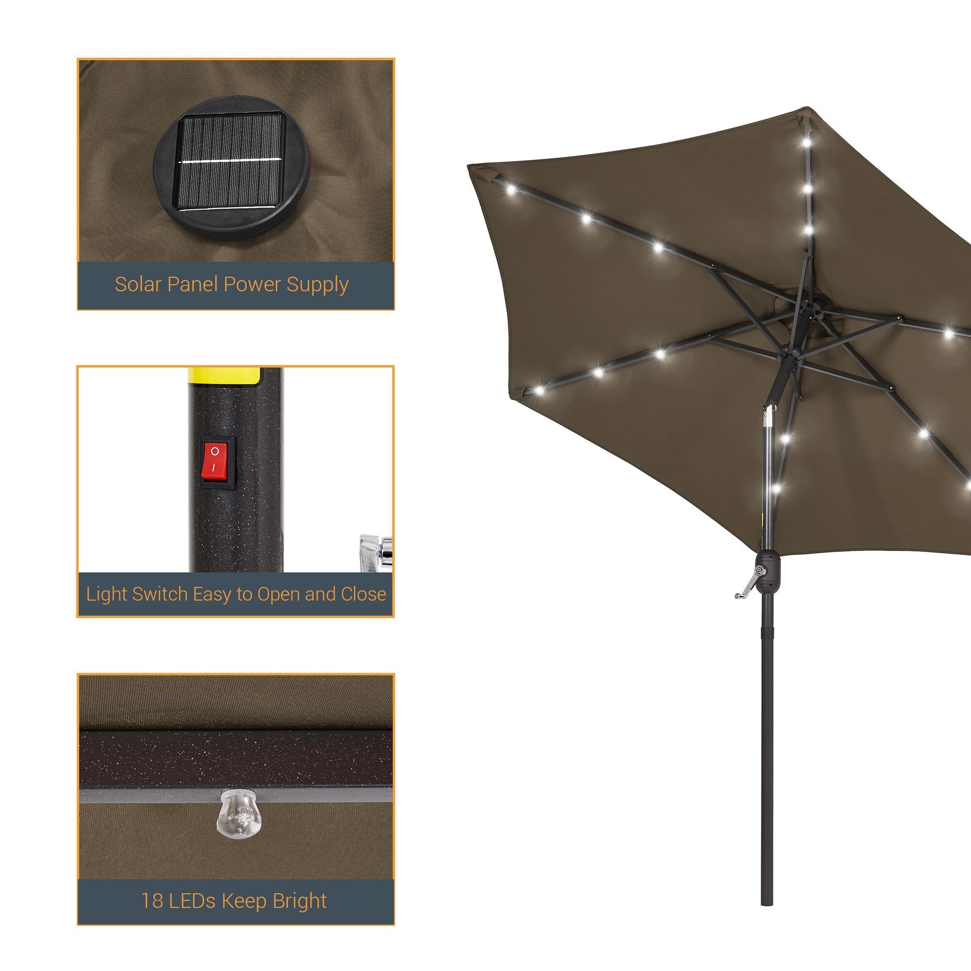 Sonkuki SD-LED90TP Umbrellas-2 - View #3