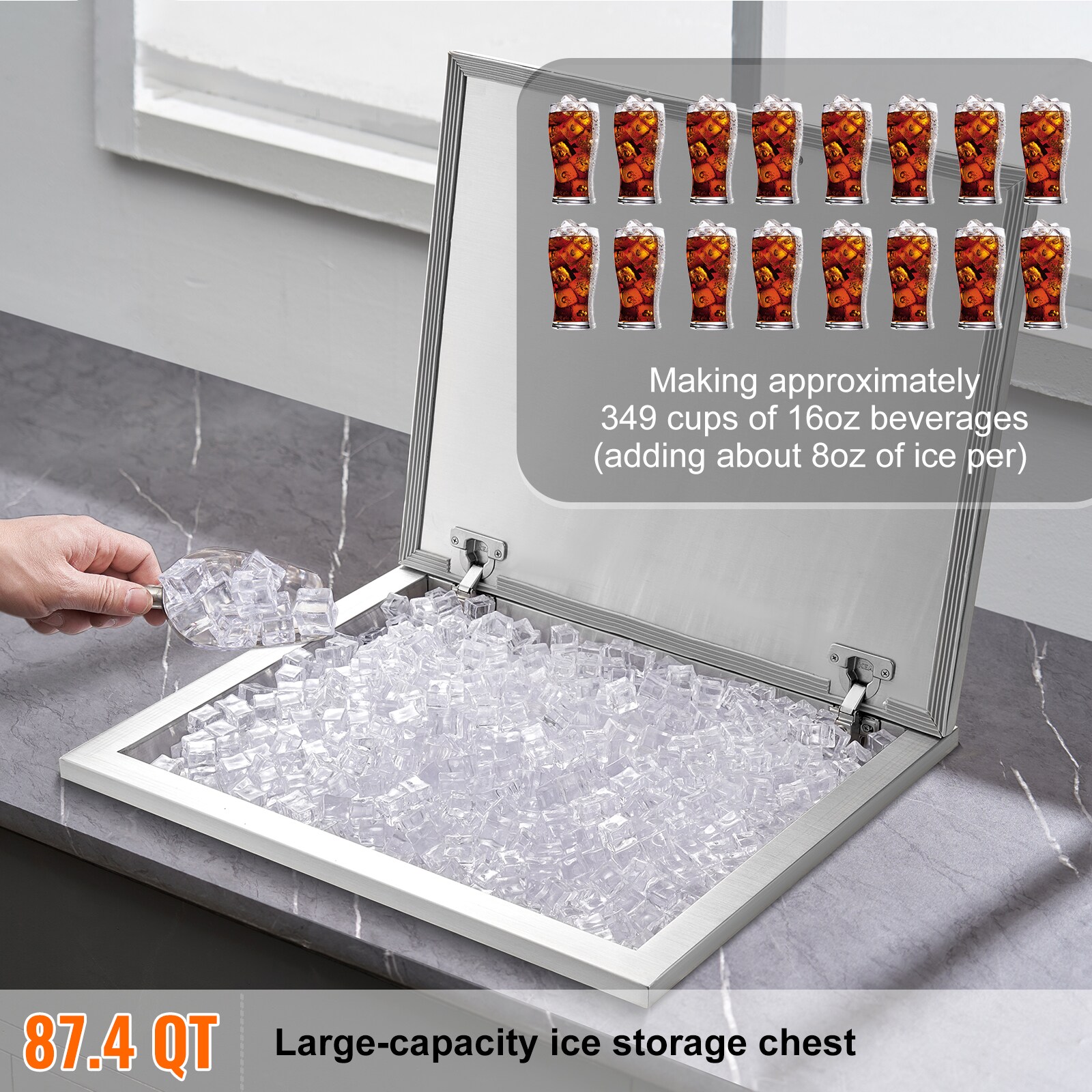 VEVOR SCQRSCBCFG2801026V0 Ice-Buckets - View #2