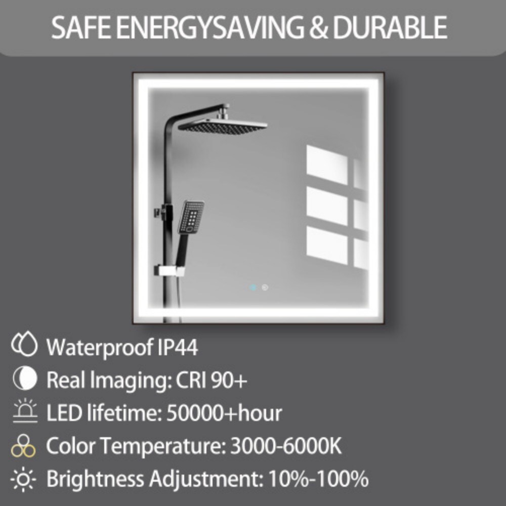 AAZJ BG-FR-3636-M Framed-Bath-Mirrors - View #4