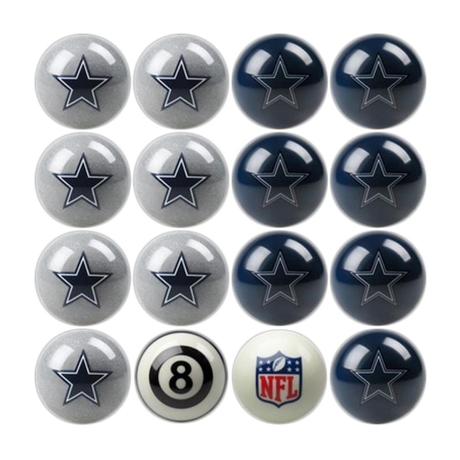 Imperial International Dallas Cowboys 16-Ball Multiple Colors/Finishes  Standard Pool Balls at