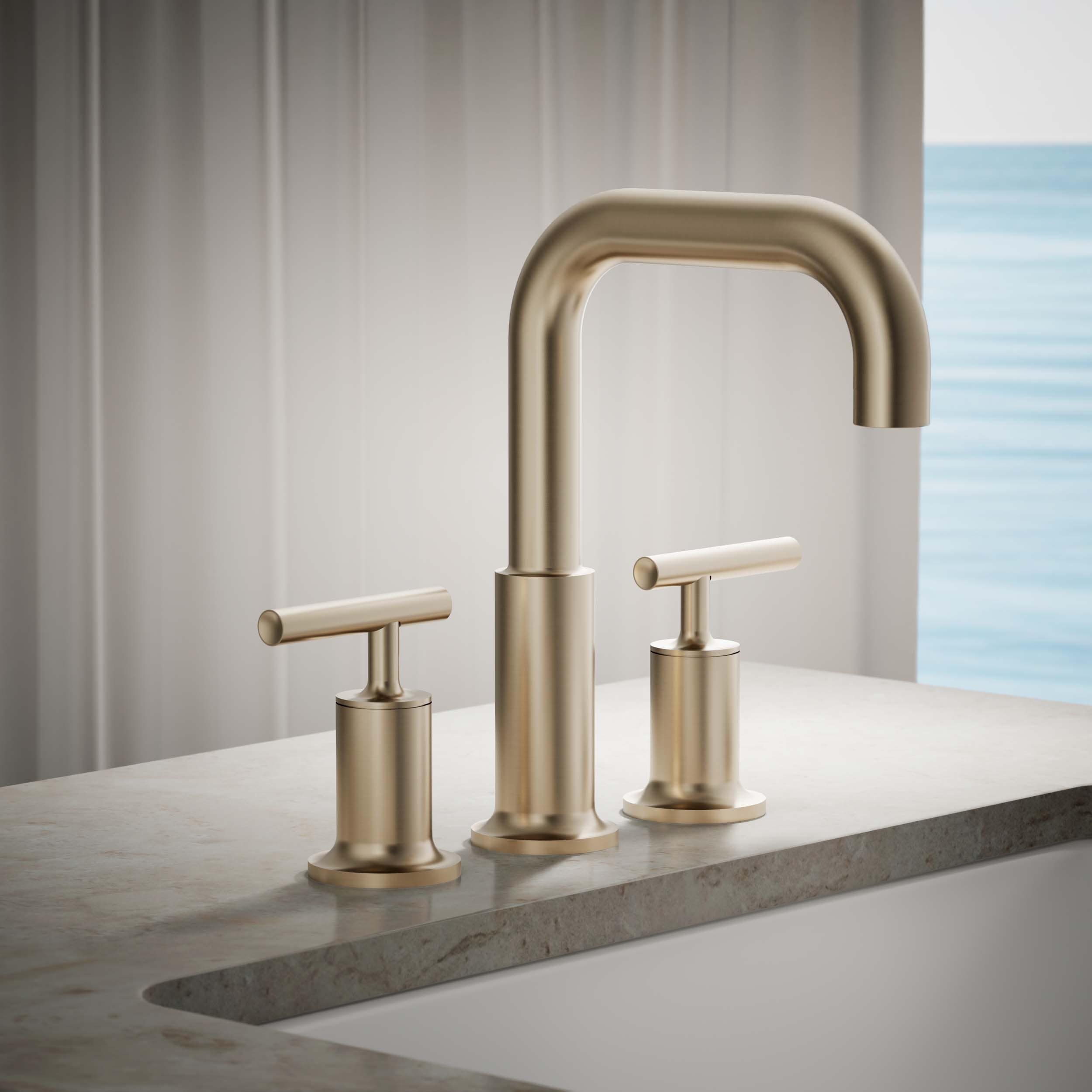 KOHLER T14428-4-BV Roman-Tub-Faucets - View #2