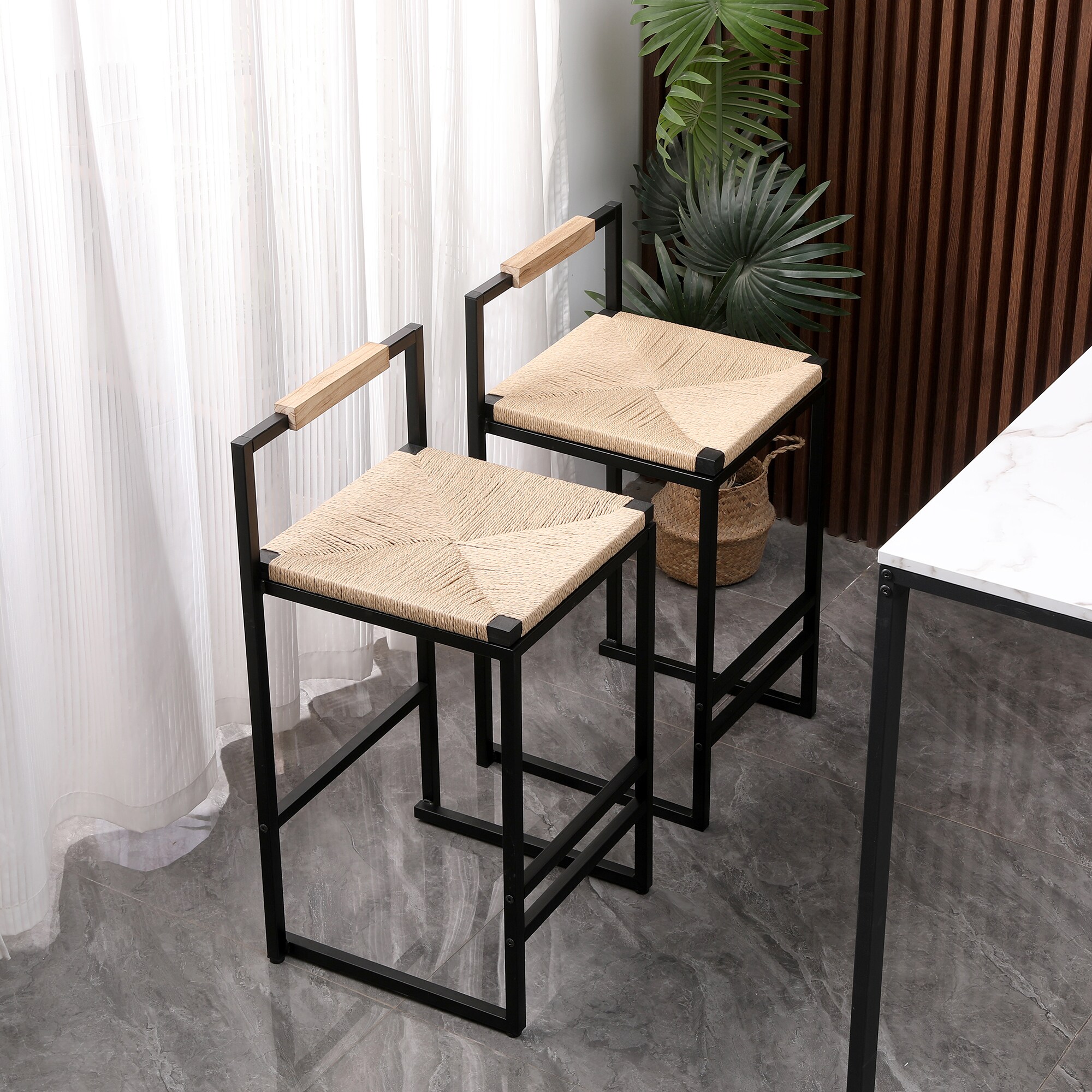 Sumyeg WF-HW65771WH-4-LA Dining-Chairs - View #2