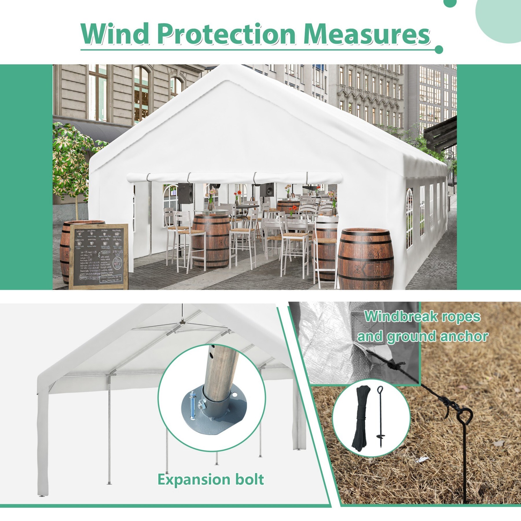 ToolCat BZ2-74-PW Wood-Resin-Gazebos - View #6