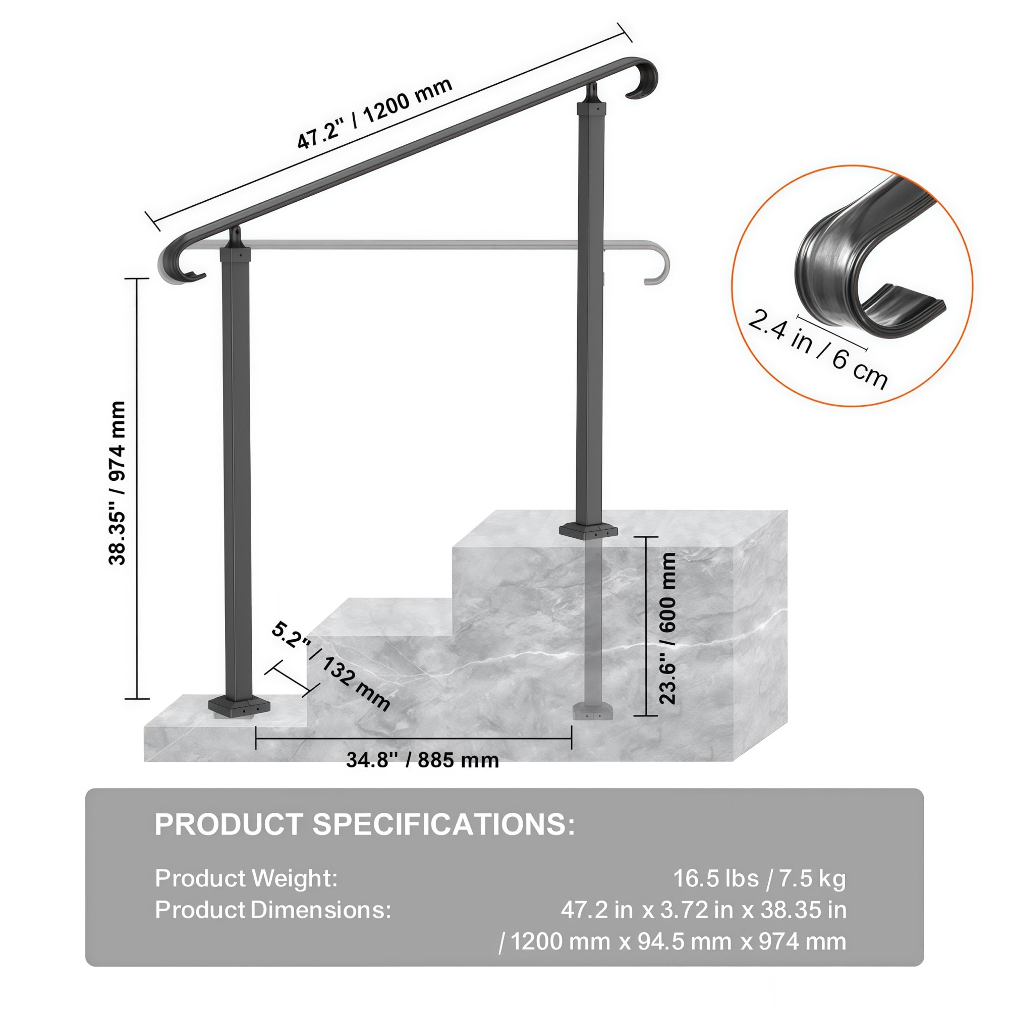 Numhew NHWILL07875 Interior-Stairpart-Railing - View #7