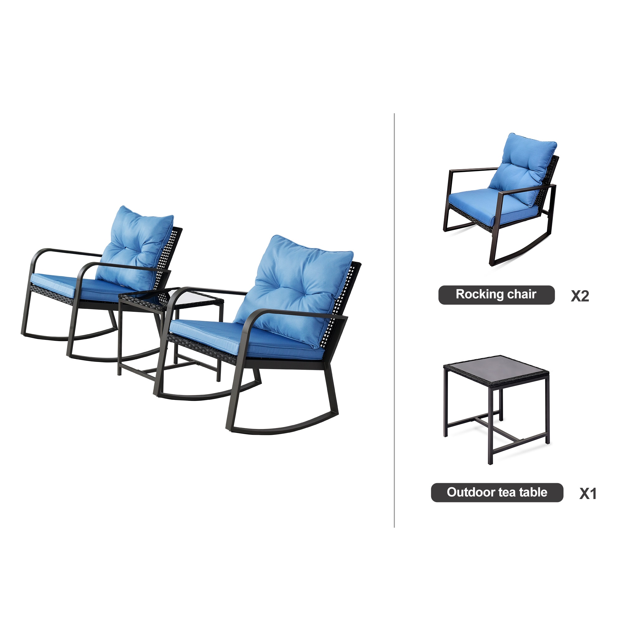 ToolCat LS2-127-HW Patio-Conversation-Sets - View #6