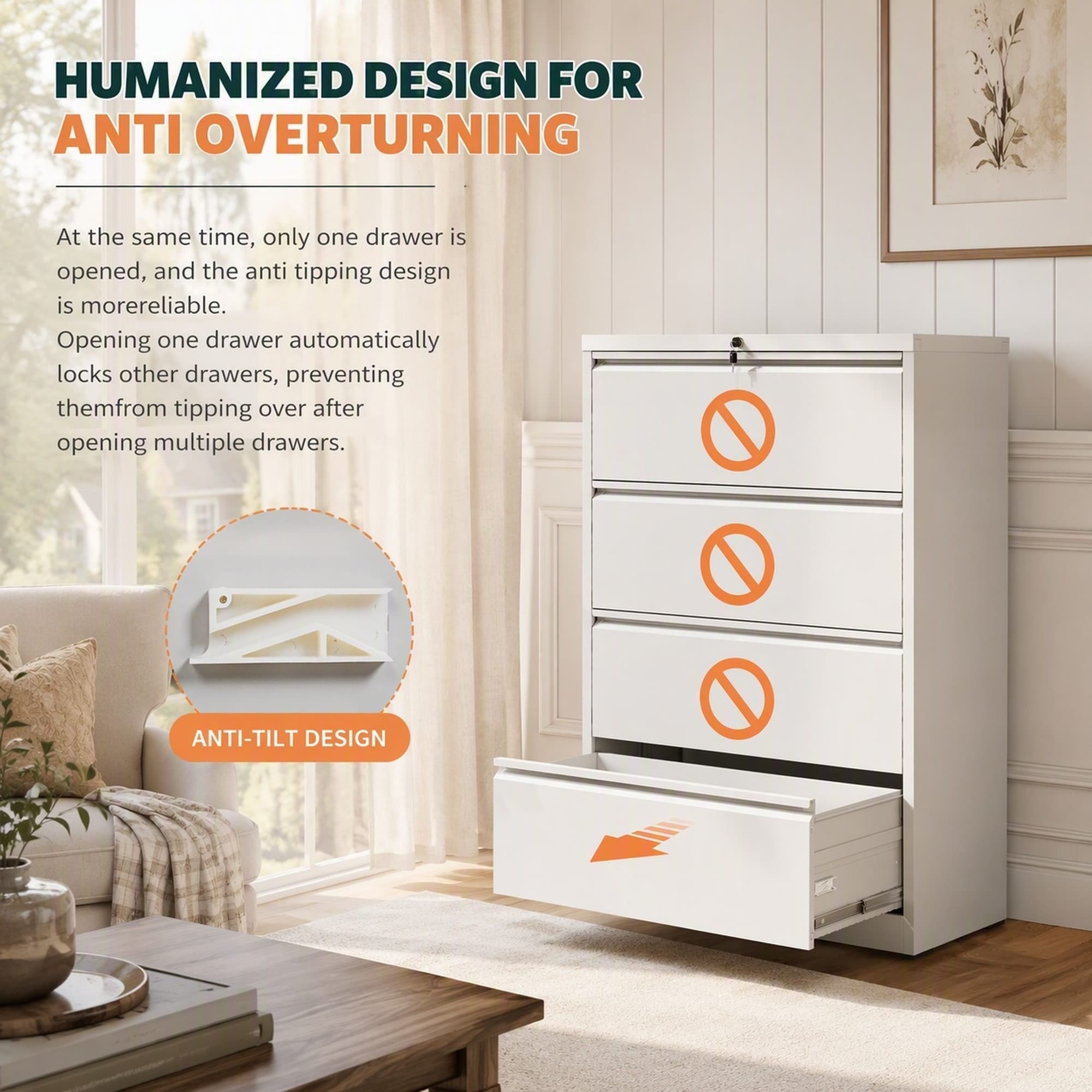 TEINIE HJJ-W2735P428821 Filing-Cabinets - View #6