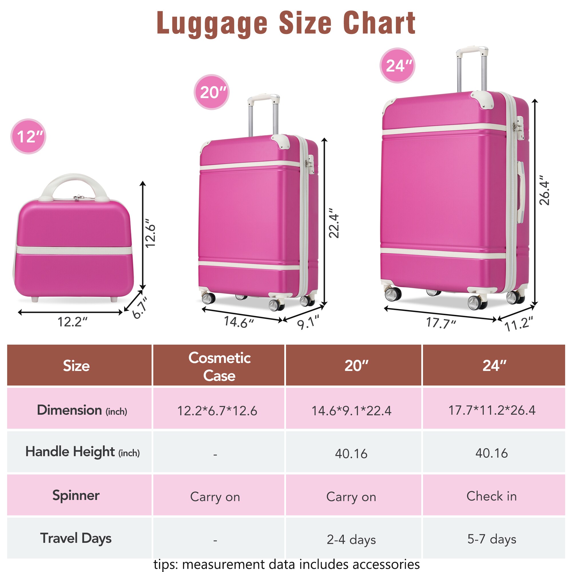 ModernLuxe L3P-N732P171583H Luggage-And-Luggage-Sets - View #8