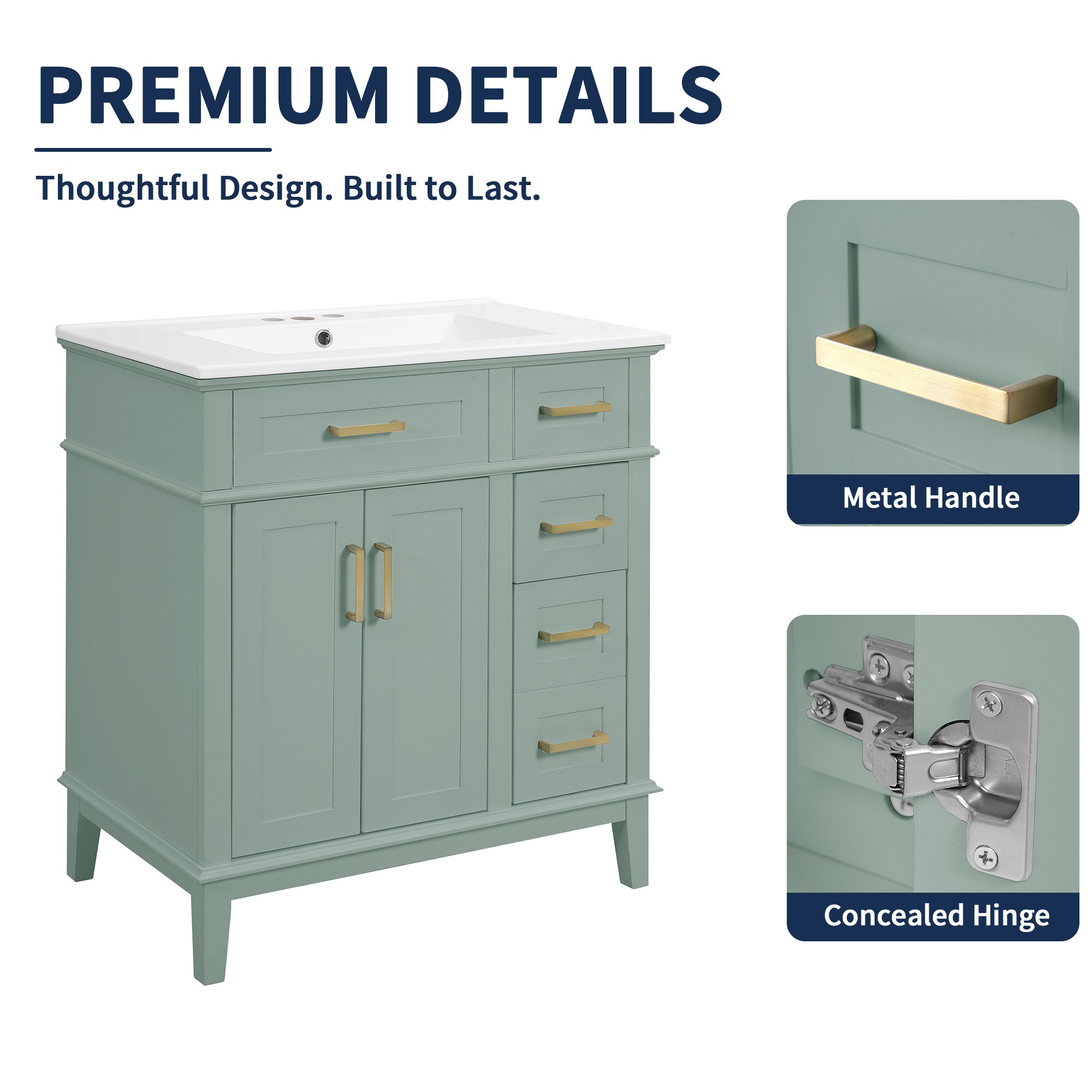 ES-DIY ESVWT30LGNP6 Bath-Vanity-Combo - View #6